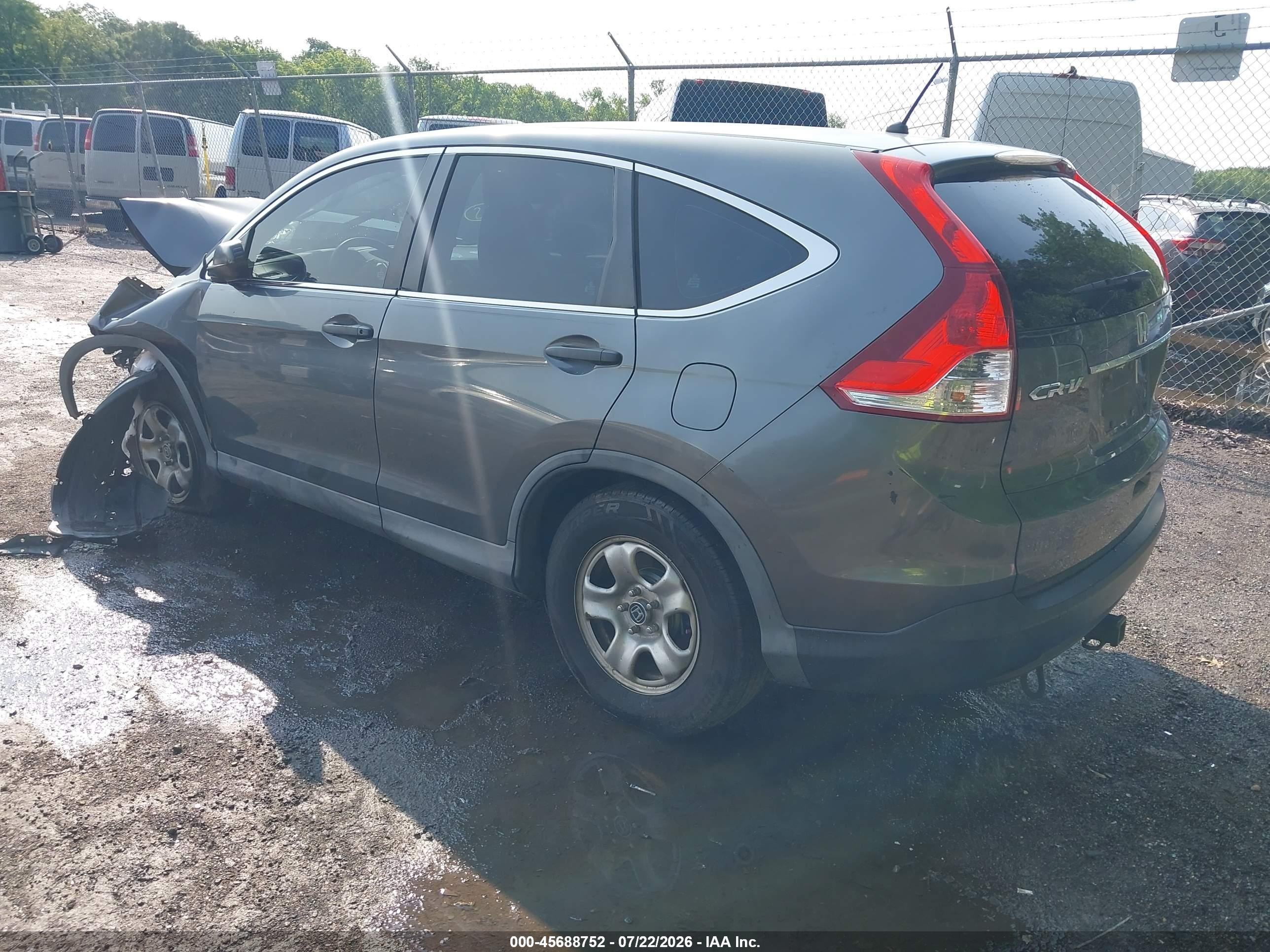 2012 Honda Cr-v Lx Серый vin: 2HKRM3H37CH505648