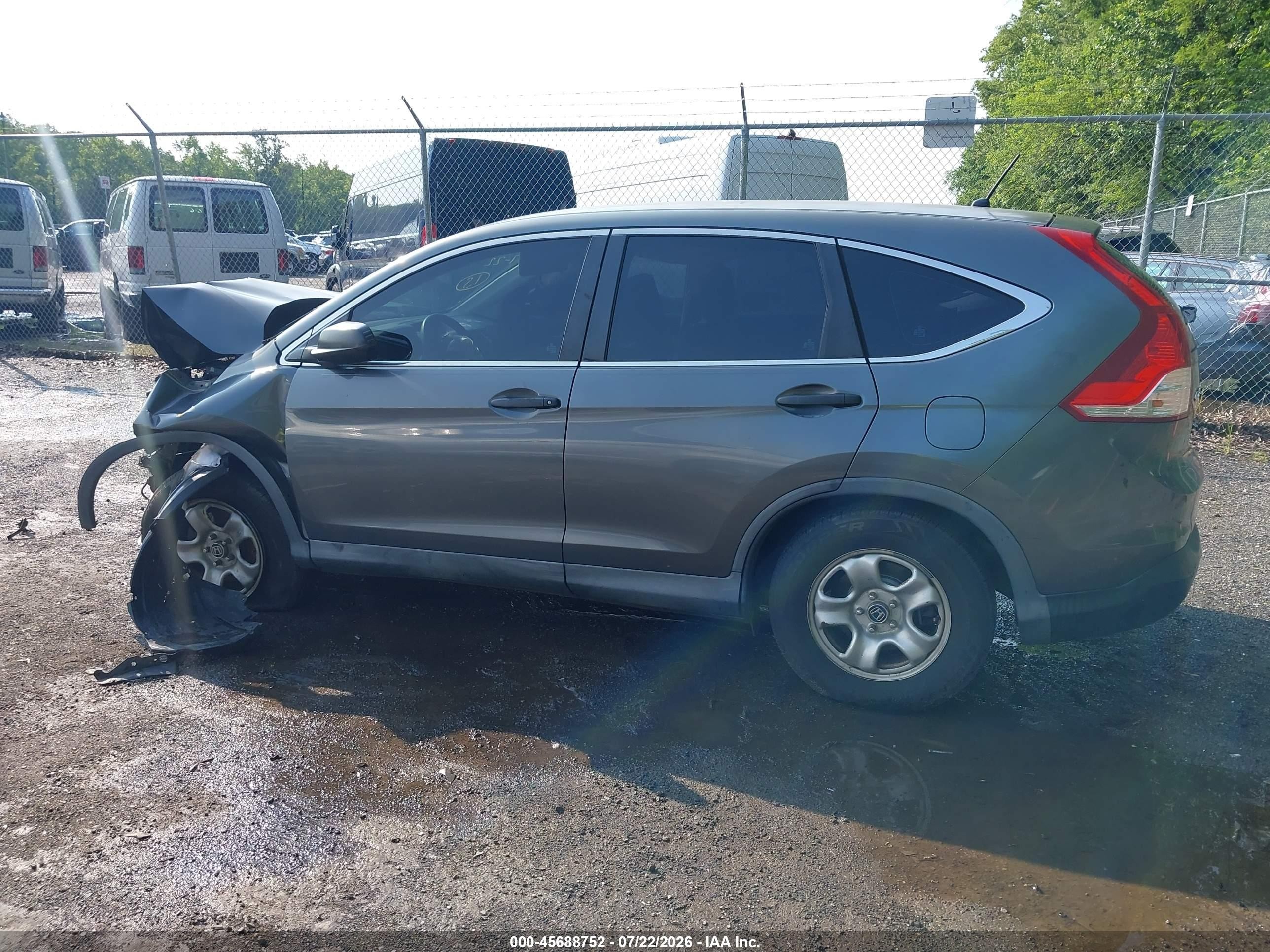 2012 Honda Cr-v Lx Серый vin: 2HKRM3H37CH505648