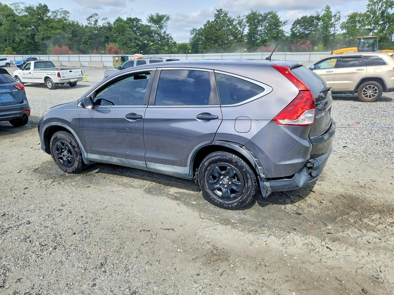 2013 Honda Cr-v Lx Gray vin: 2HKRM3H37DH520037