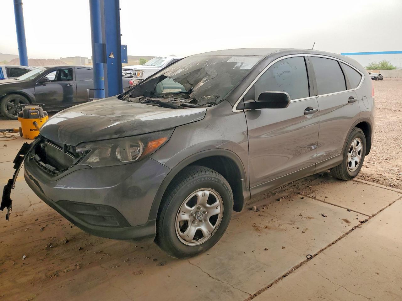 2013 Honda Cr-v Lx Серый vin: 2HKRM3H37DH521592