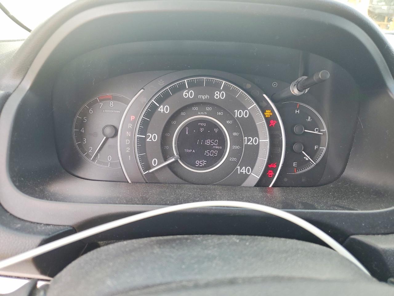 2014 Honda Cr-v Lx Gray vin: 2HKRM3H37EH504633