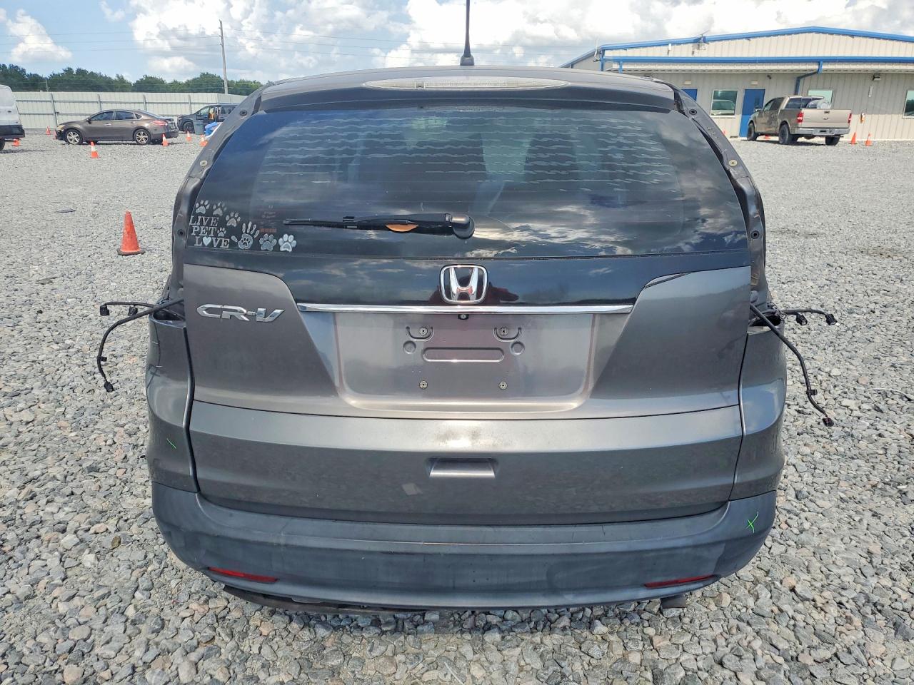 2014 Honda Cr-v Lx Gray vin: 2HKRM3H37EH504633