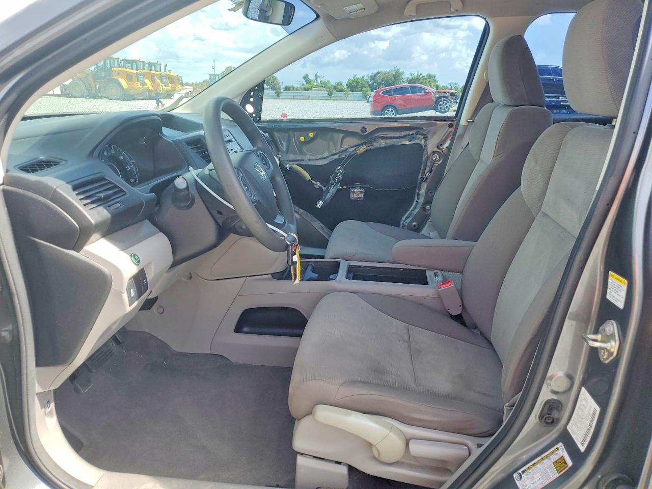 2014 Honda Cr-v Lx Gray vin: 2HKRM3H37EH504633