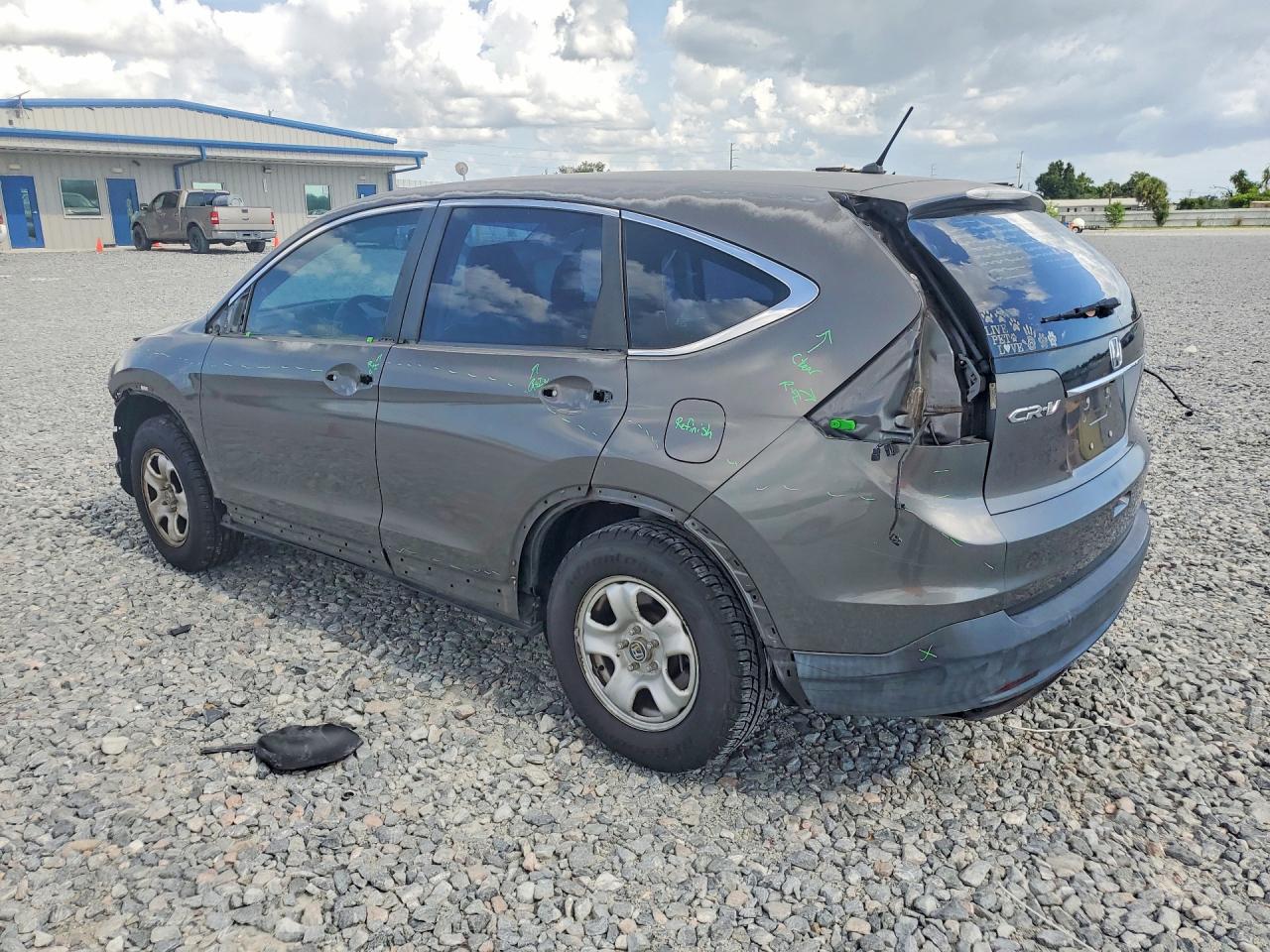 2014 Honda Cr-v Lx Gray vin: 2HKRM3H37EH504633