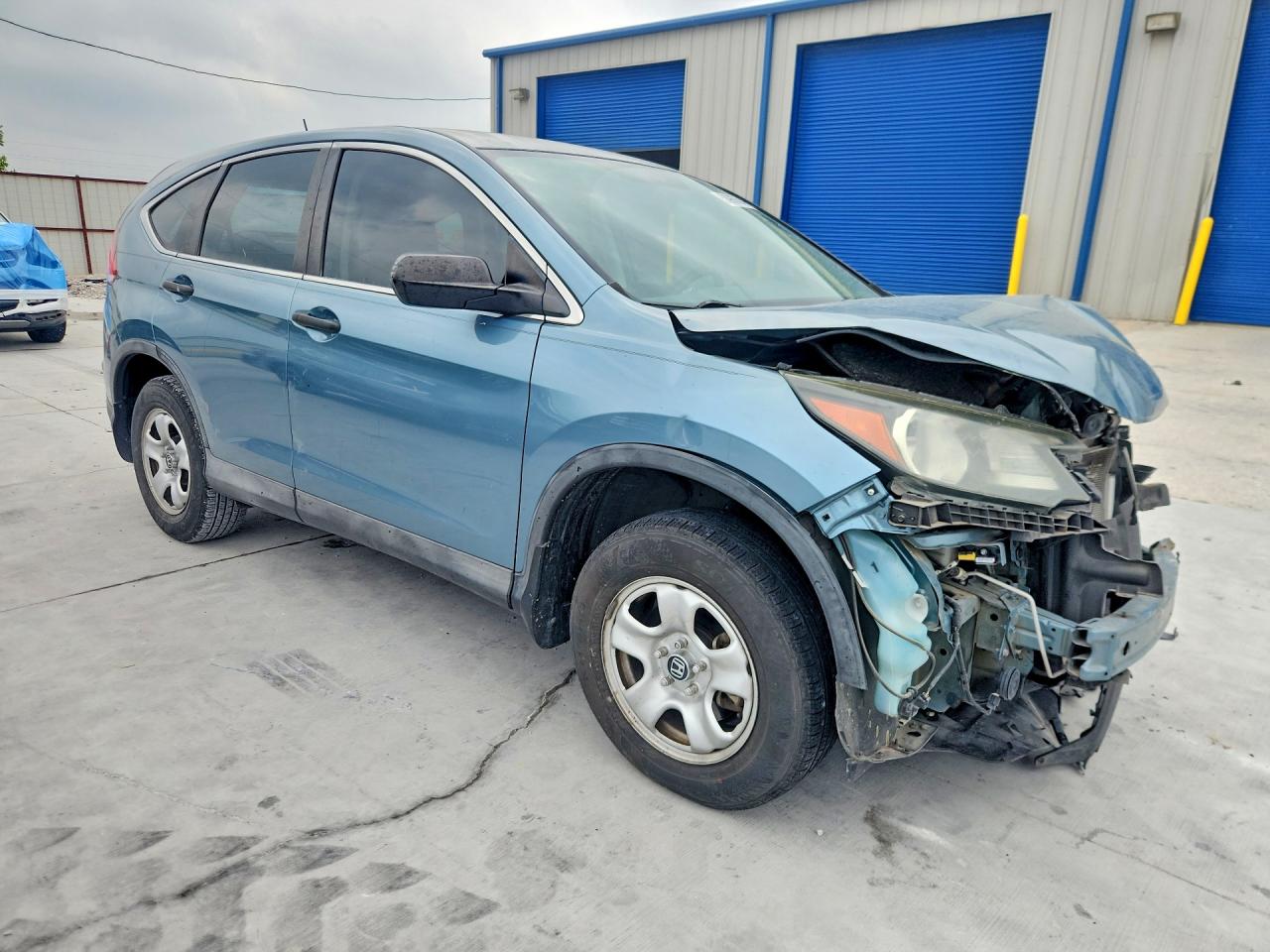 2014 Honda Cr-v Lx Turquoise vin: 2HKRM3H37EH545330