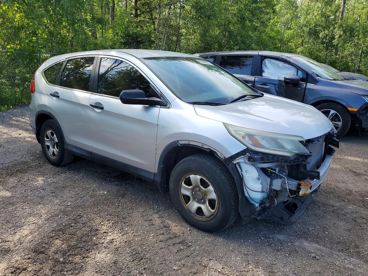 2015 Honda Cr-v Lx Silver vin: 2HKRM3H37FH000004