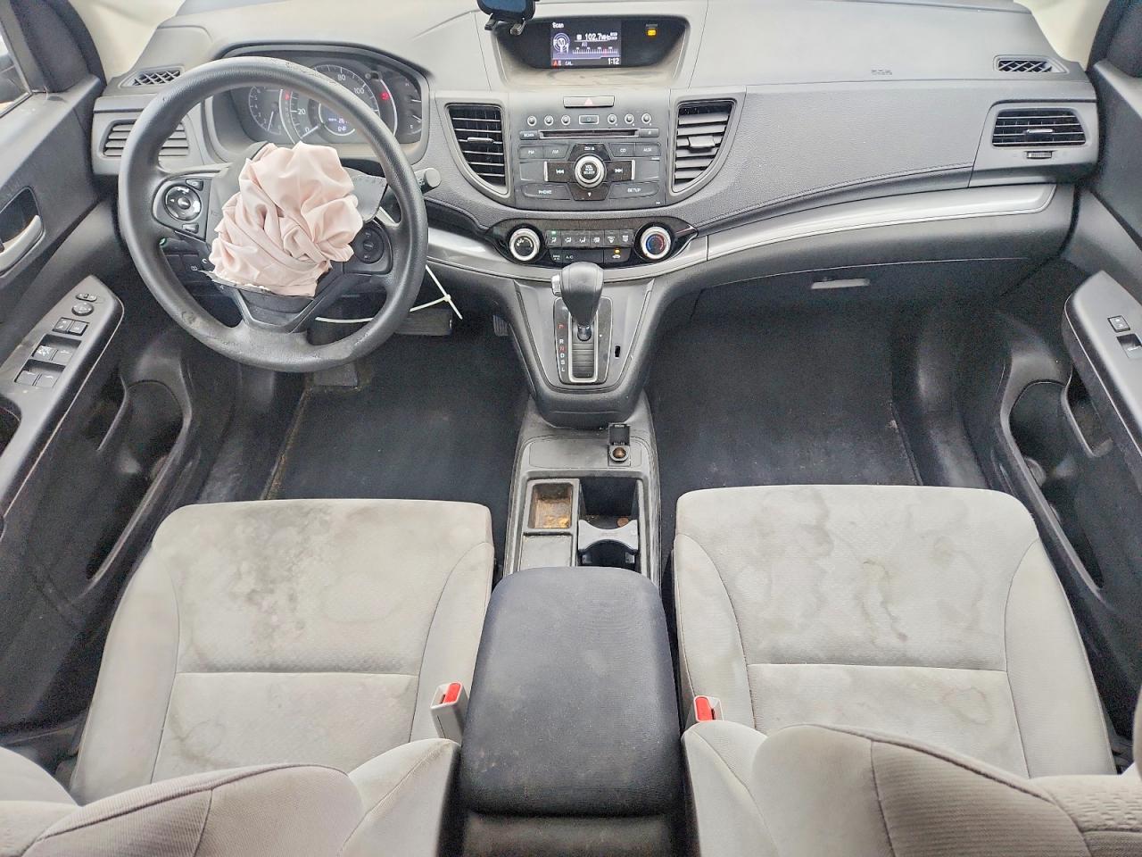 2015 Honda Cr-v Lx Burgundy vin: 2HKRM3H37FH519666