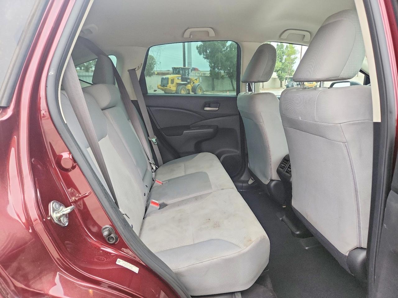 2015 Honda Cr-v Lx Burgundy vin: 2HKRM3H37FH519666