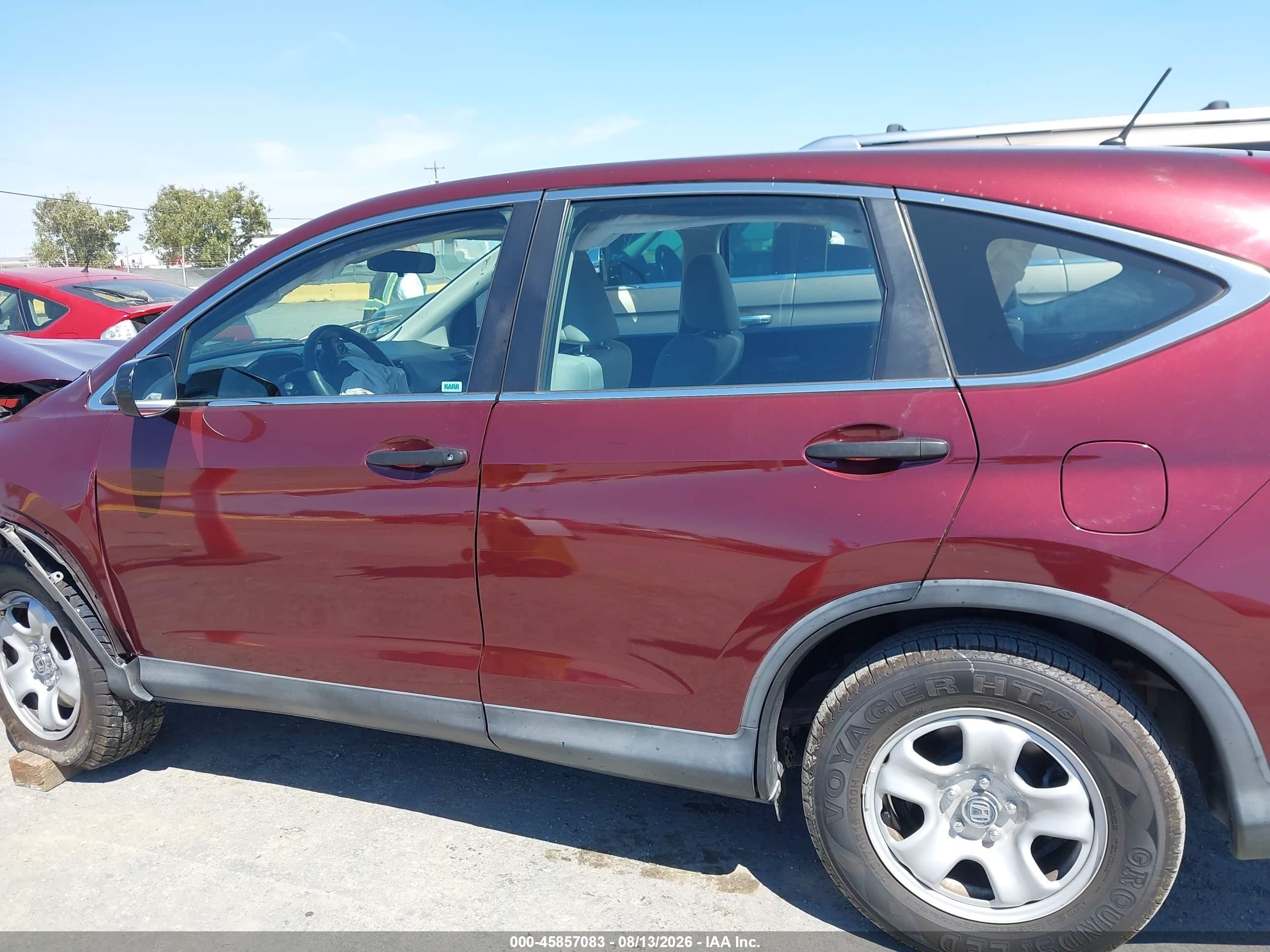 2015 Honda Cr-v Lx Темно-бордовый vin: 2HKRM3H37FH553168