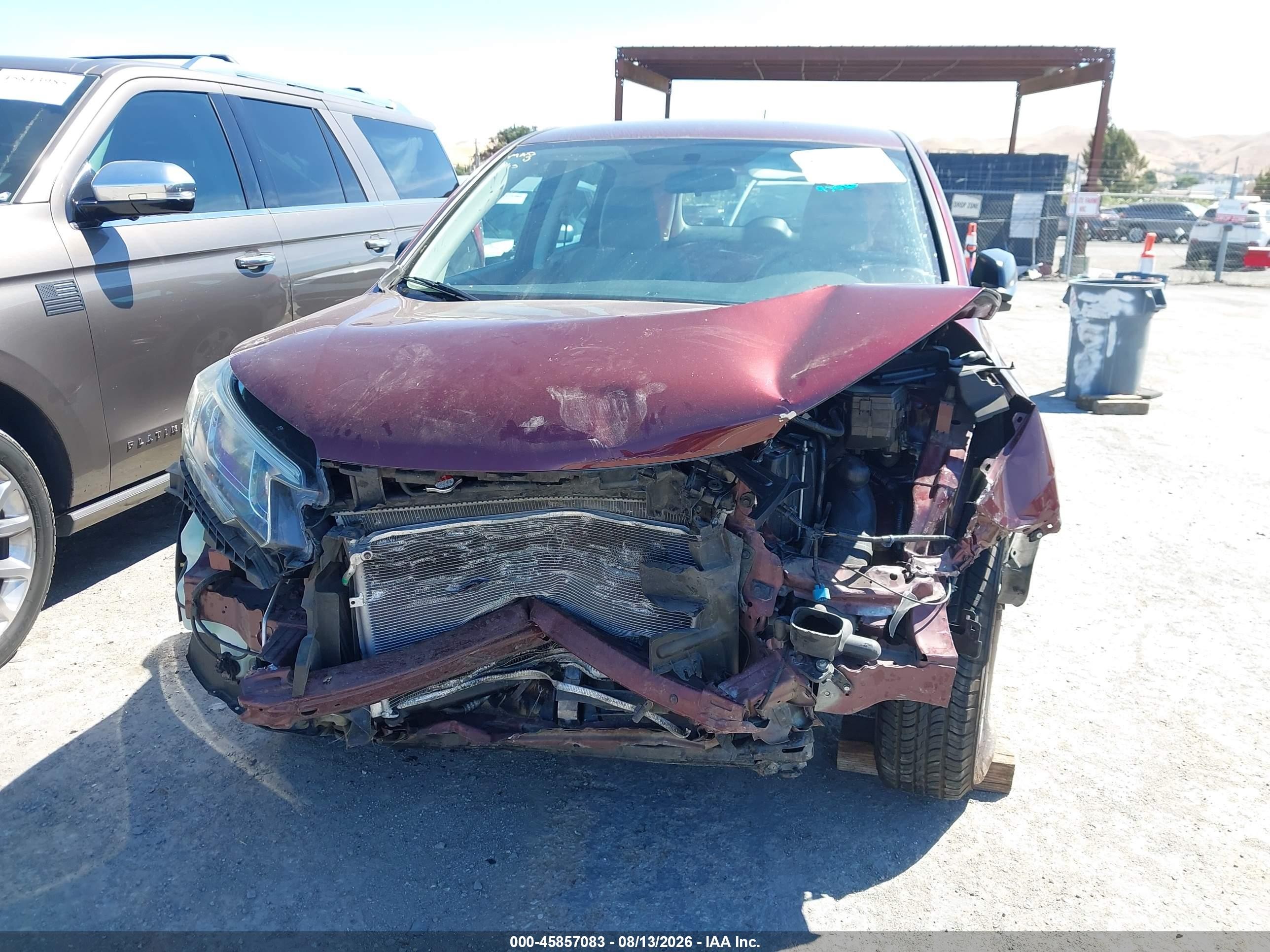 2015 Honda Cr-v Lx Темно-бордовый vin: 2HKRM3H37FH553168