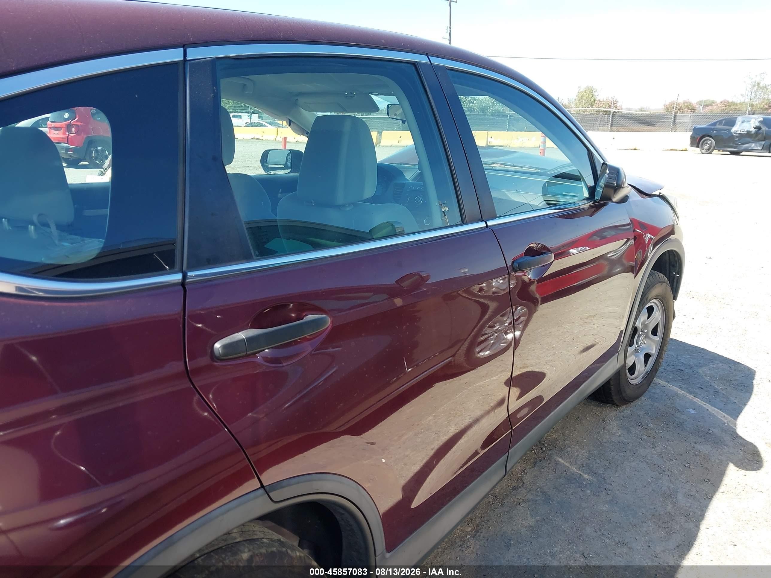 2015 Honda Cr-v Lx Темно-бордовый vin: 2HKRM3H37FH553168