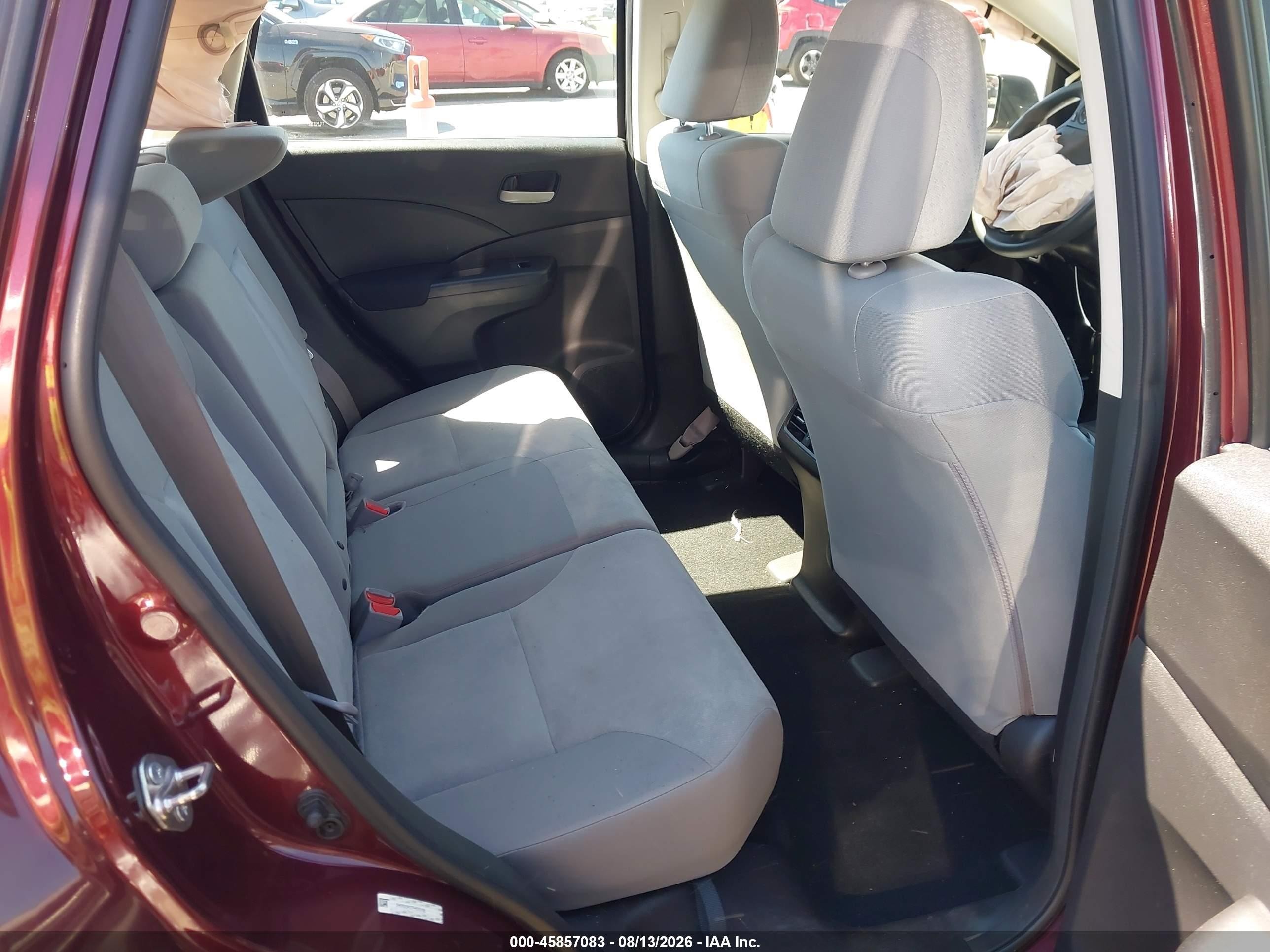 2015 Honda Cr-v Lx Темно-бордовый vin: 2HKRM3H37FH553168