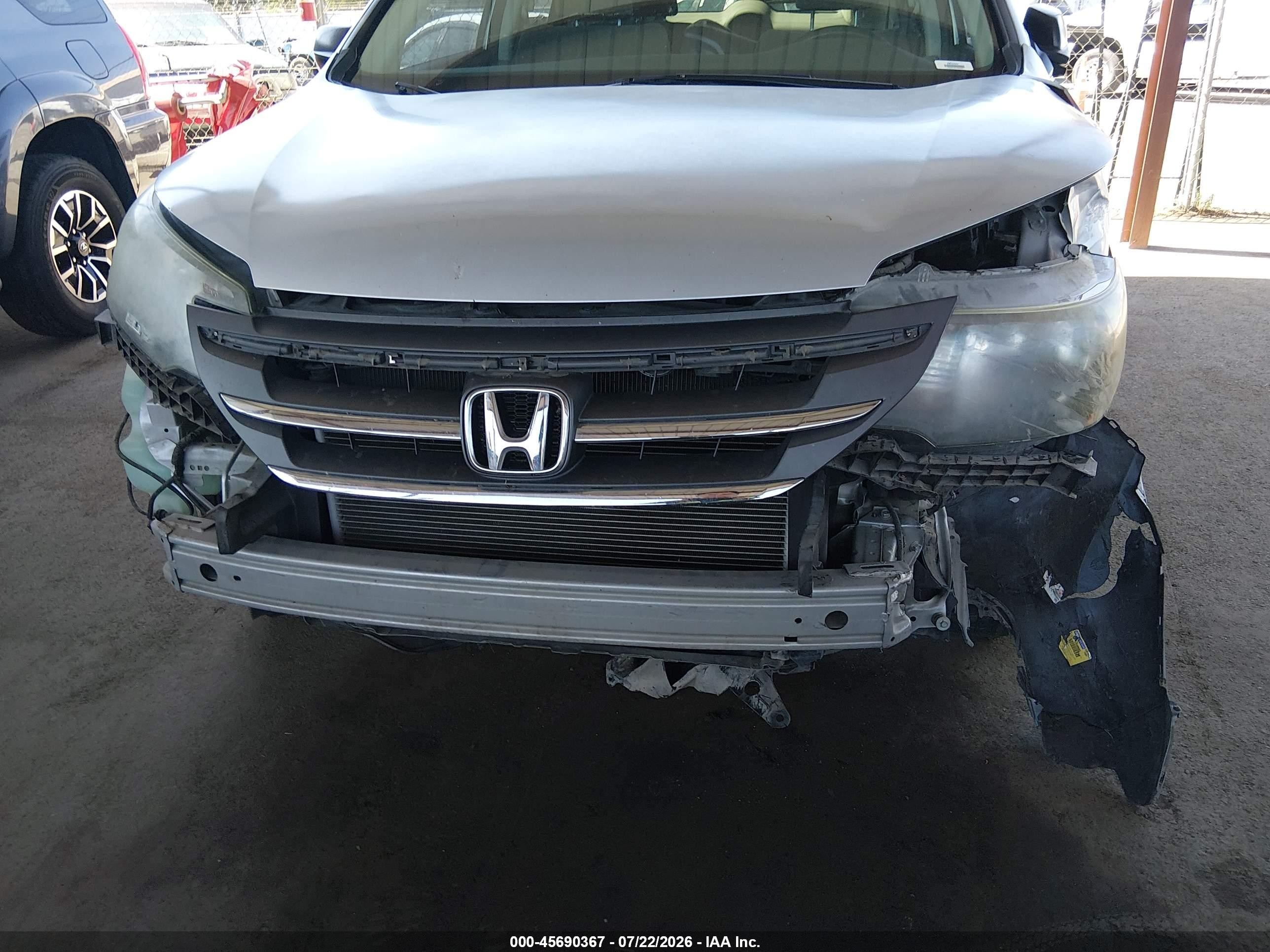 2012 Honda Cr-v Lx Silver vin: 2HKRM3H38CH501124
