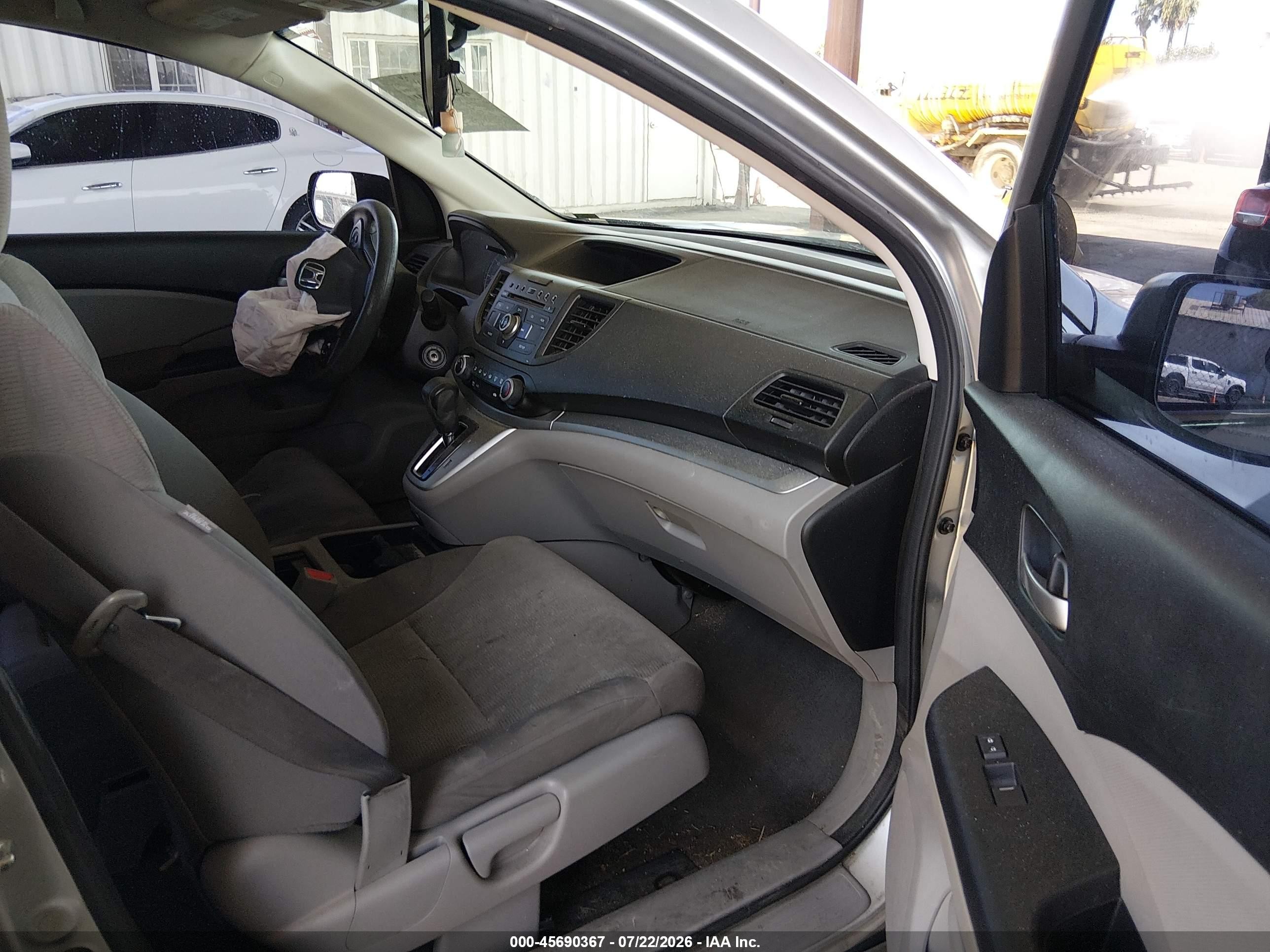 2012 Honda Cr-v Lx Silver vin: 2HKRM3H38CH501124
