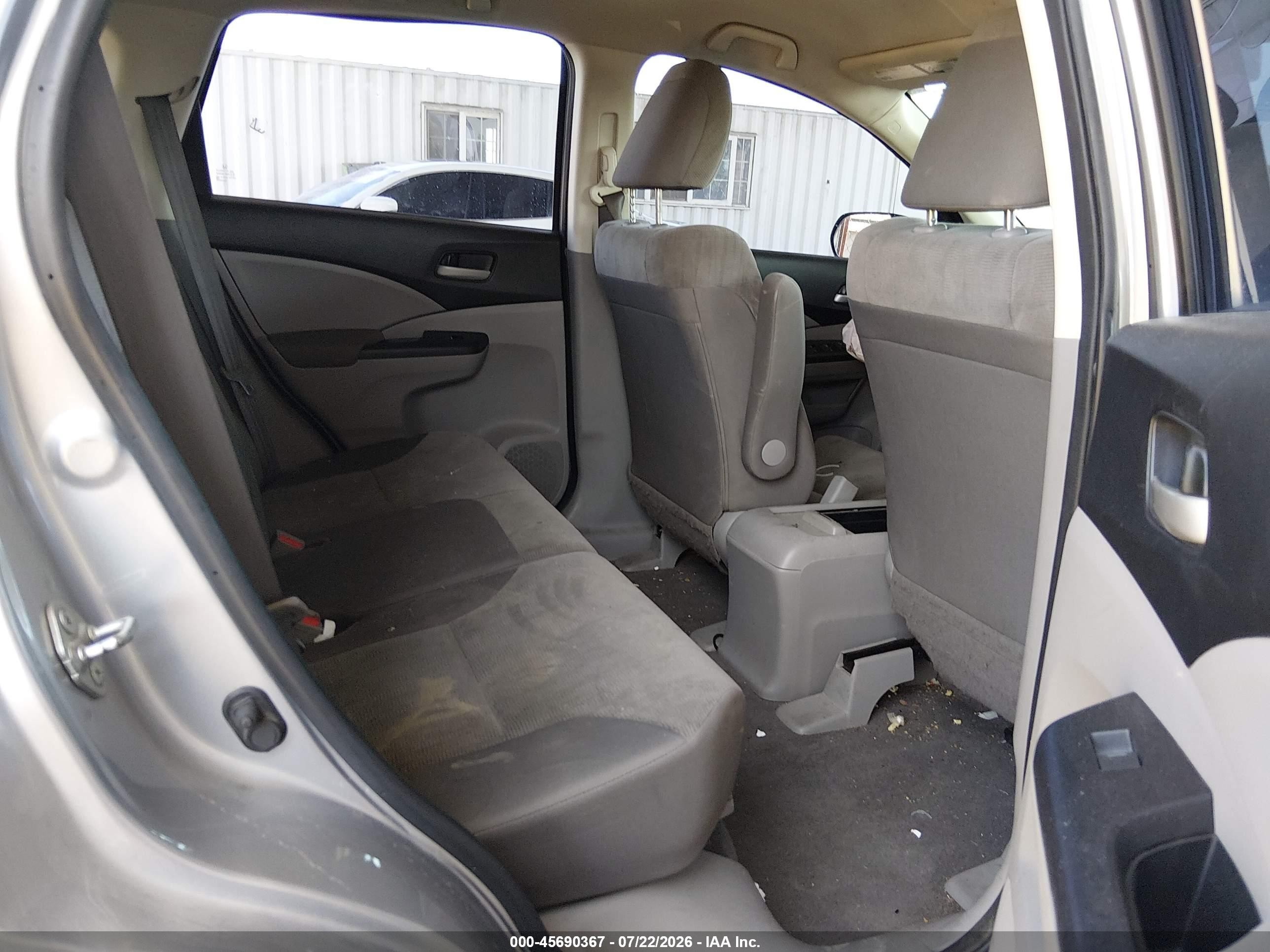2012 Honda Cr-v Lx Silver vin: 2HKRM3H38CH501124