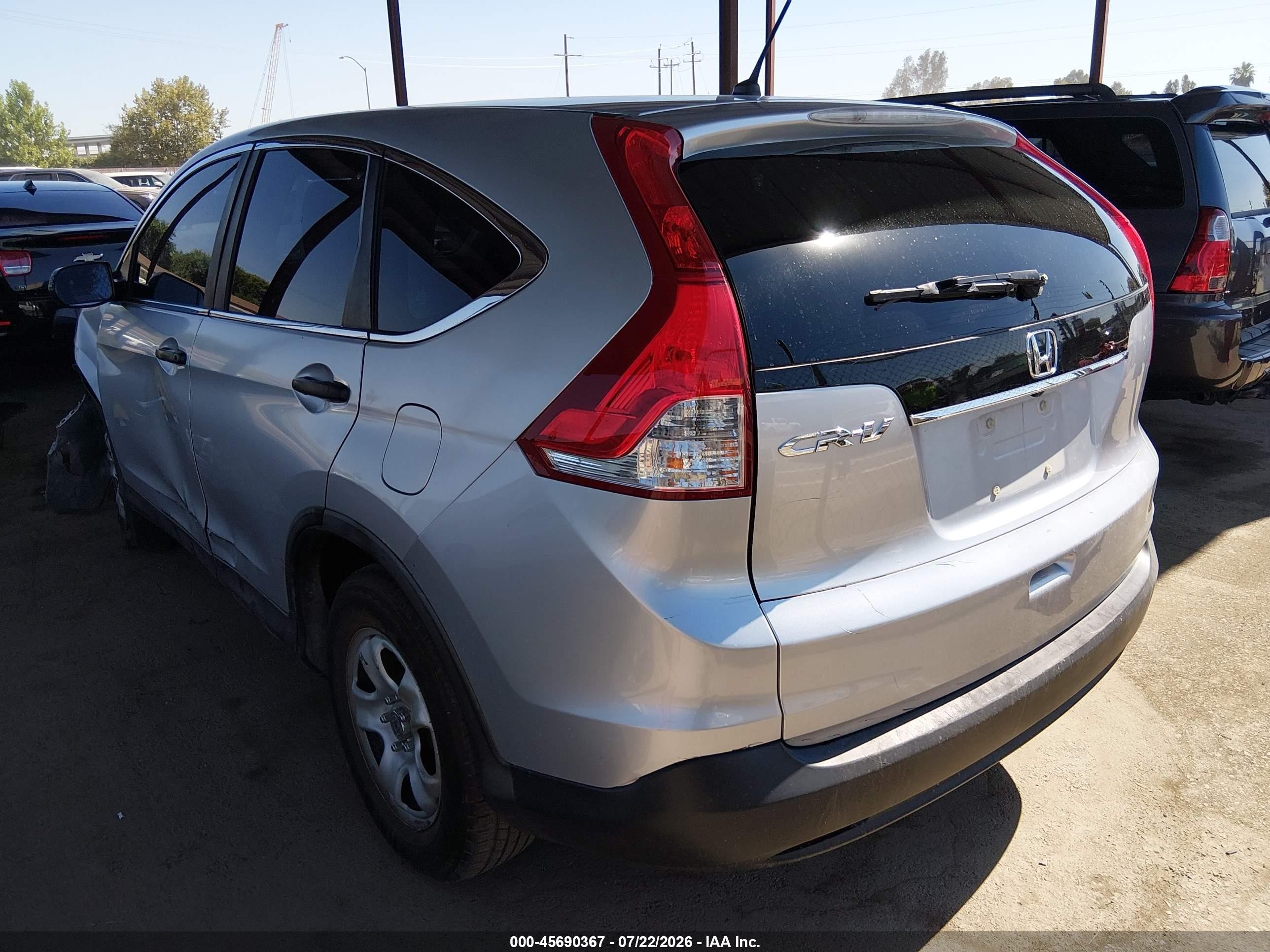 2012 Honda Cr-v Lx Silver vin: 2HKRM3H38CH501124