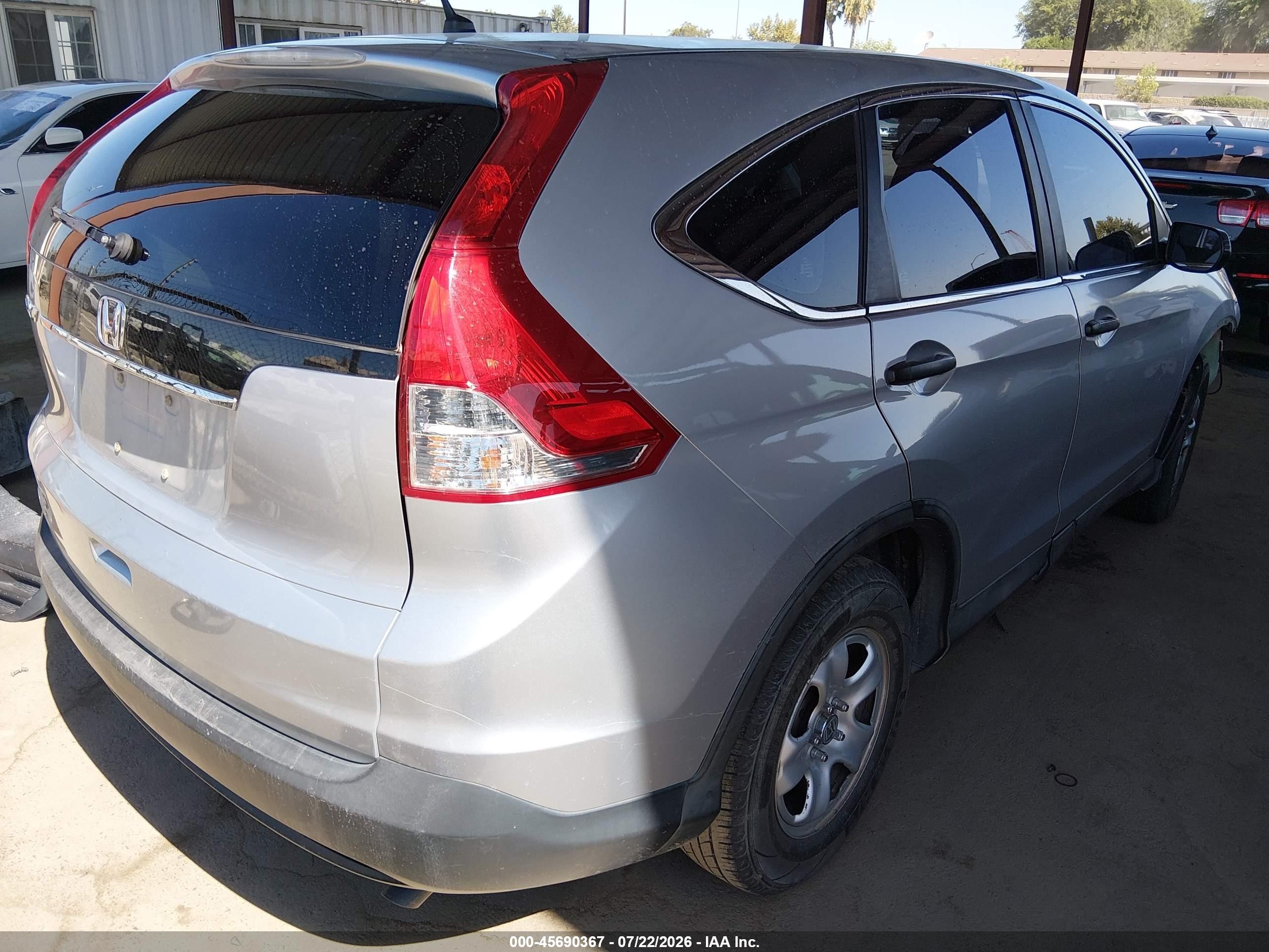 2012 Honda Cr-v Lx Silver vin: 2HKRM3H38CH501124