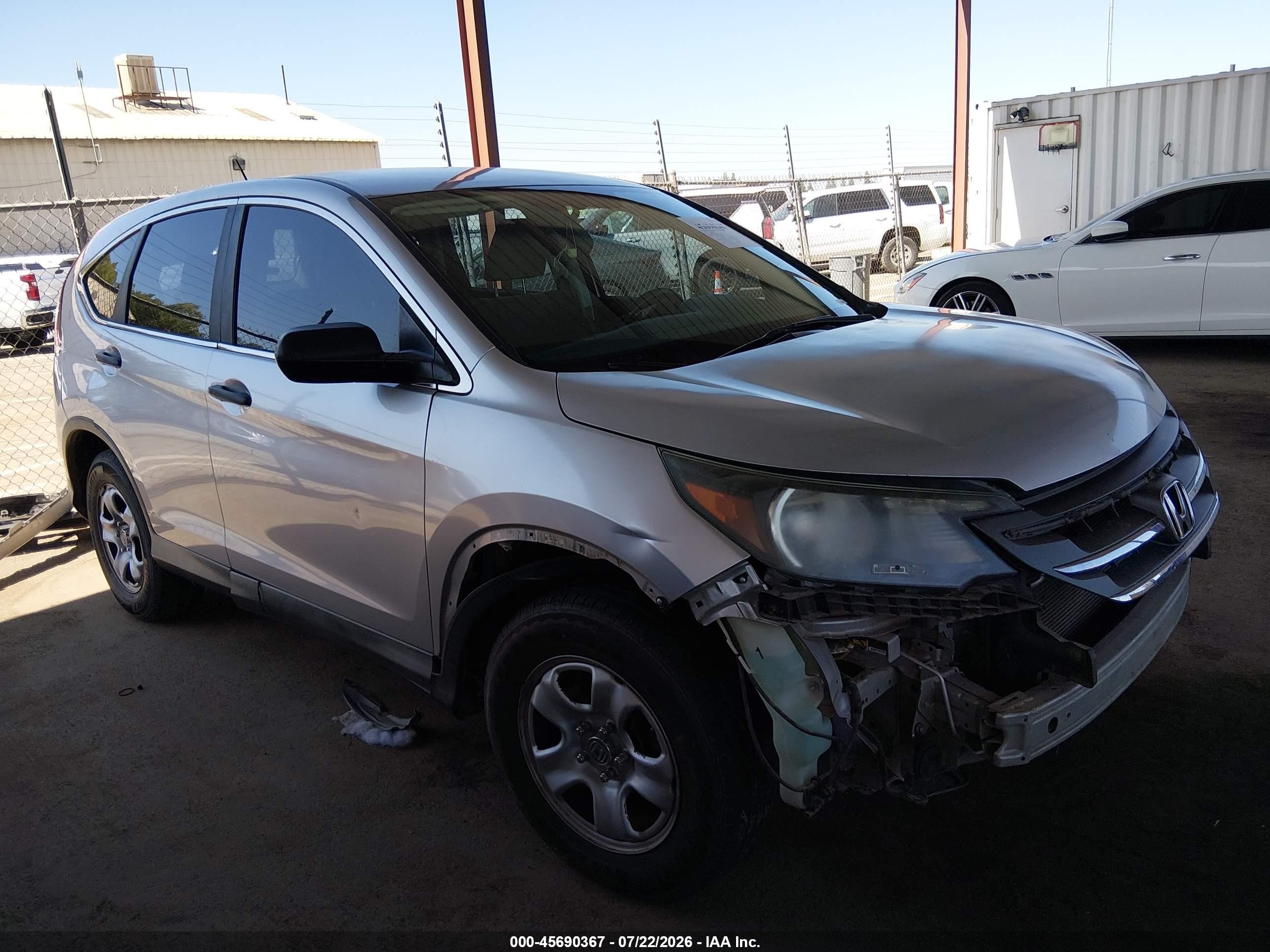 2012 Honda Cr-v Lx Silver vin: 2HKRM3H38CH501124