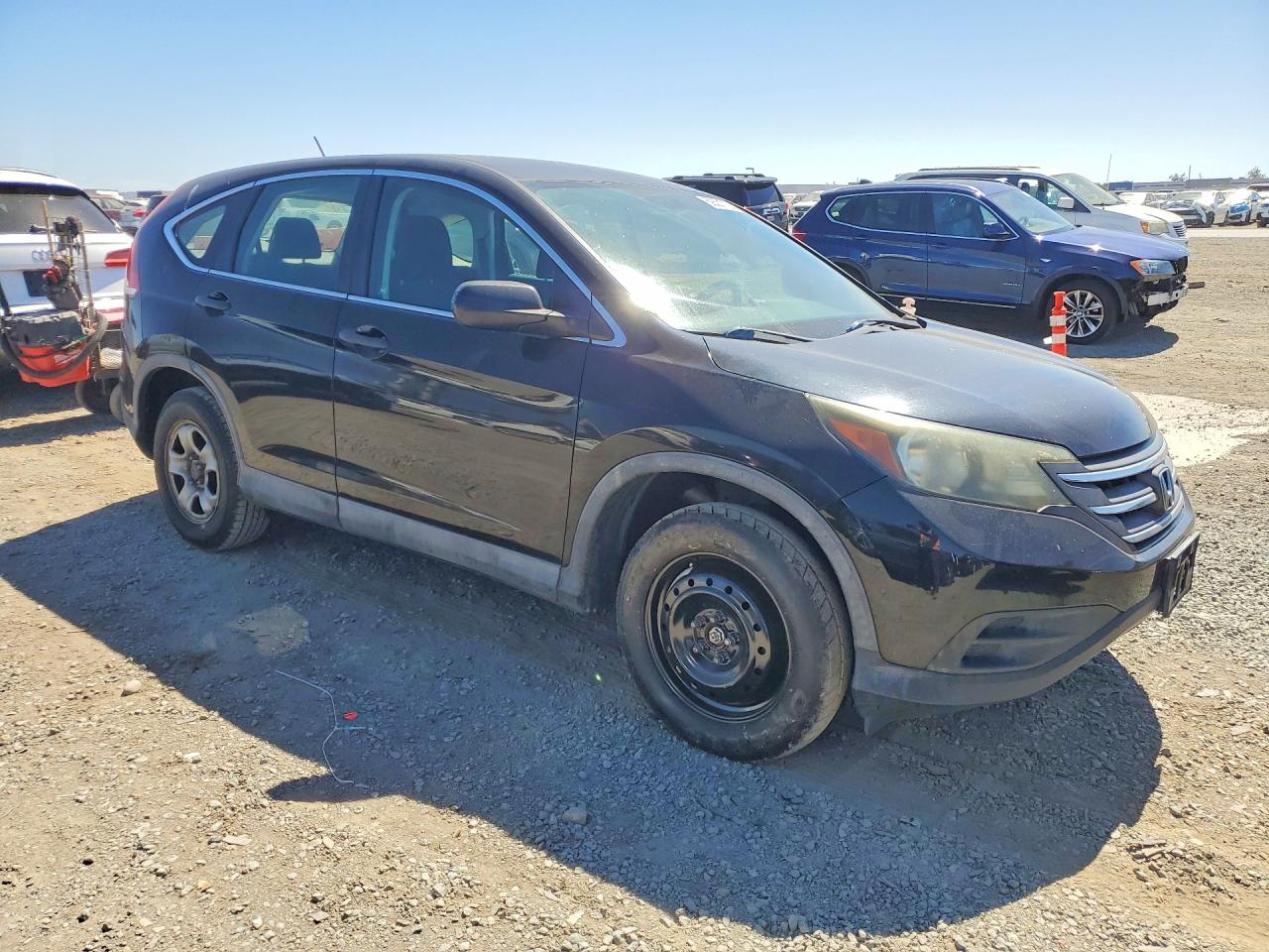 2012 Honda Cr-v Lx Black vin: 2HKRM3H38CH503181