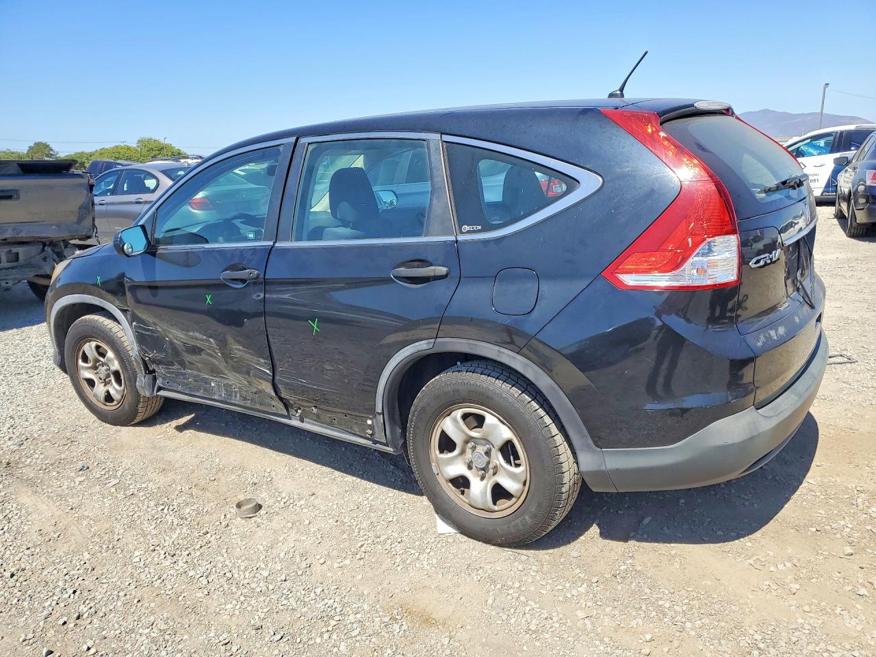 2012 Honda Cr-v Lx Black vin: 2HKRM3H38CH503181