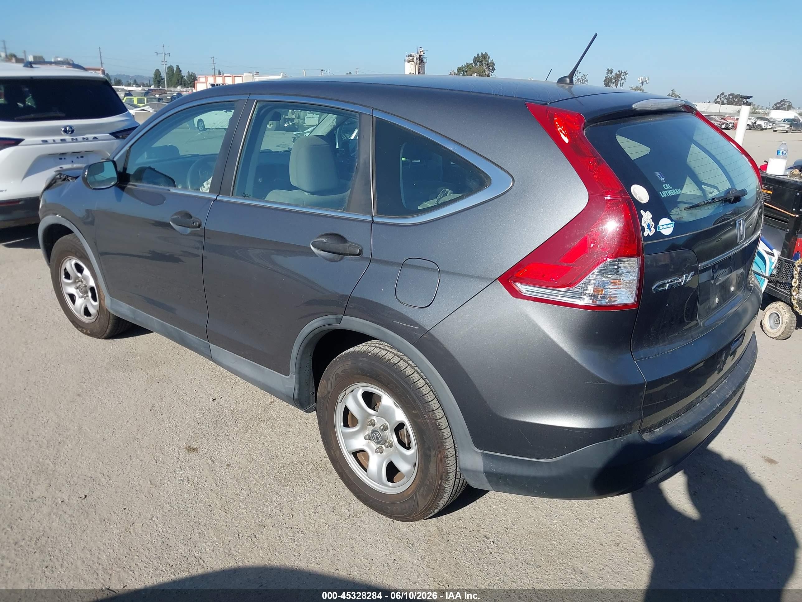 2013 Honda Cr-v Lx Серый vin: 2HKRM3H38DH503764