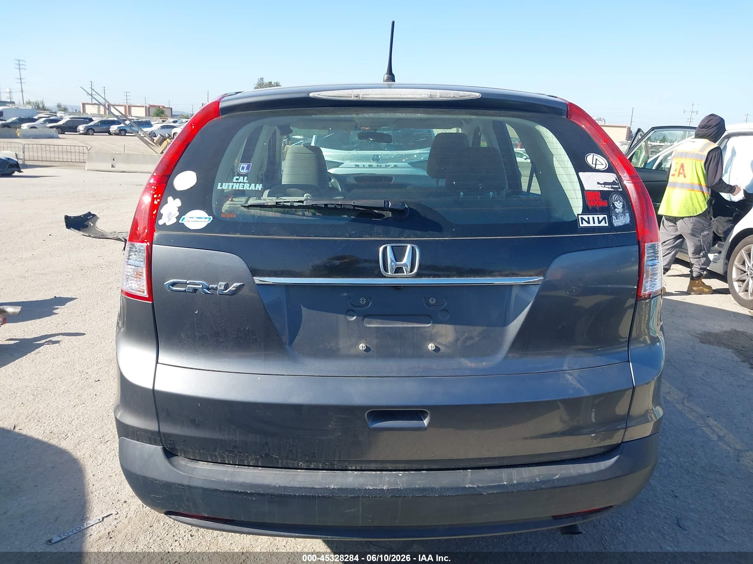 2013 Honda Cr-v Lx Серый vin: 2HKRM3H38DH503764