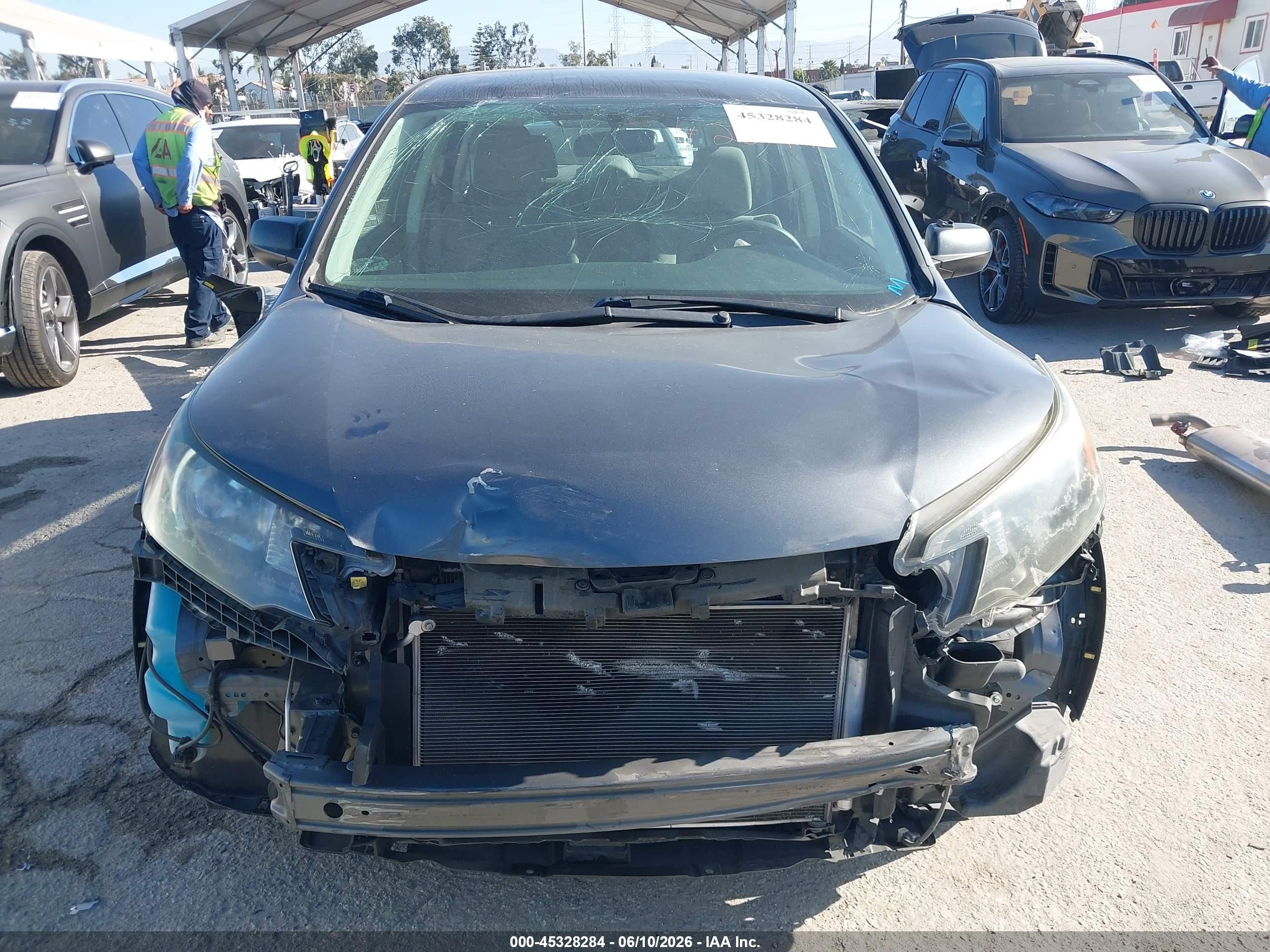 2013 Honda Cr-v Lx Серый vin: 2HKRM3H38DH503764