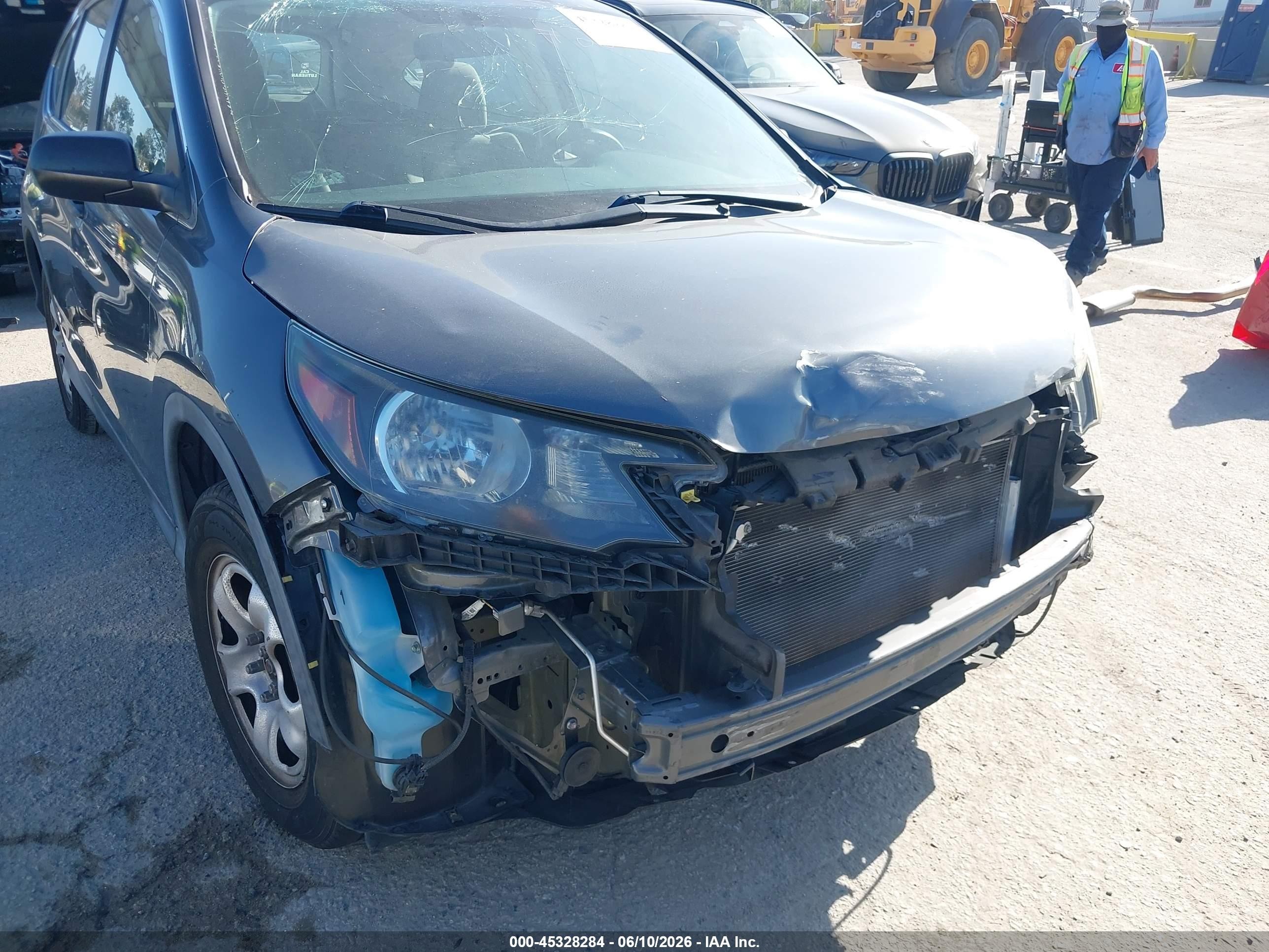 2013 Honda Cr-v Lx Серый vin: 2HKRM3H38DH503764