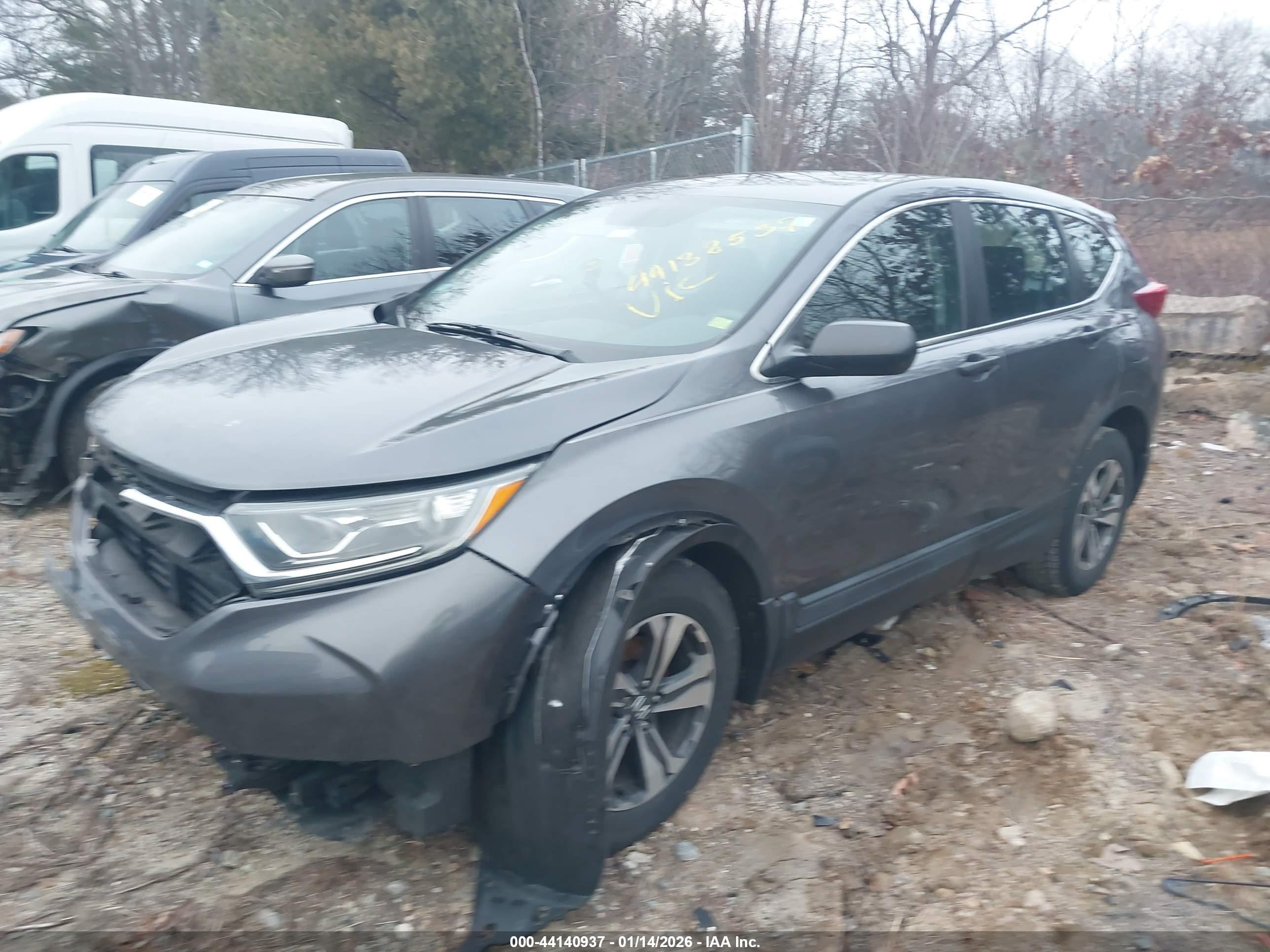 2013 Honda Cr-v Lx Gray vin: 2HKRM3H38DH506924