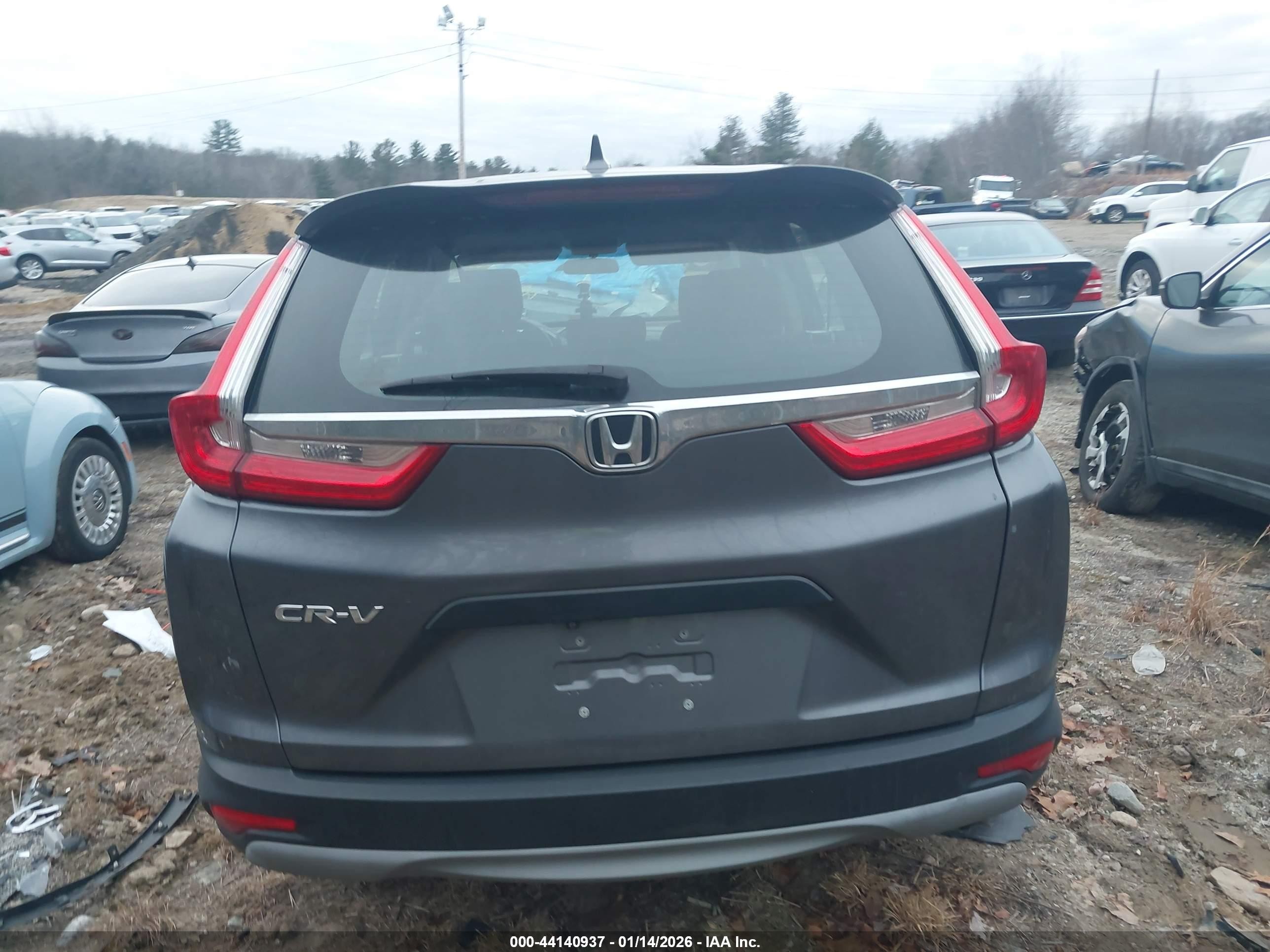 2013 Honda Cr-v Lx Gray vin: 2HKRM3H38DH506924