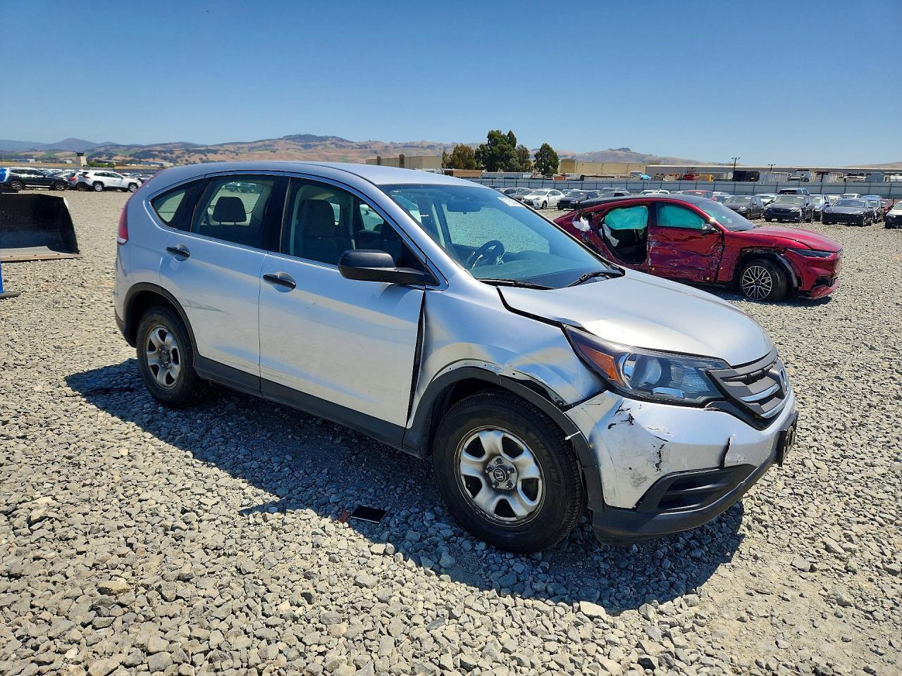 2013 Honda Cr-v Lx Серебряный vin: 2HKRM3H38DH513386