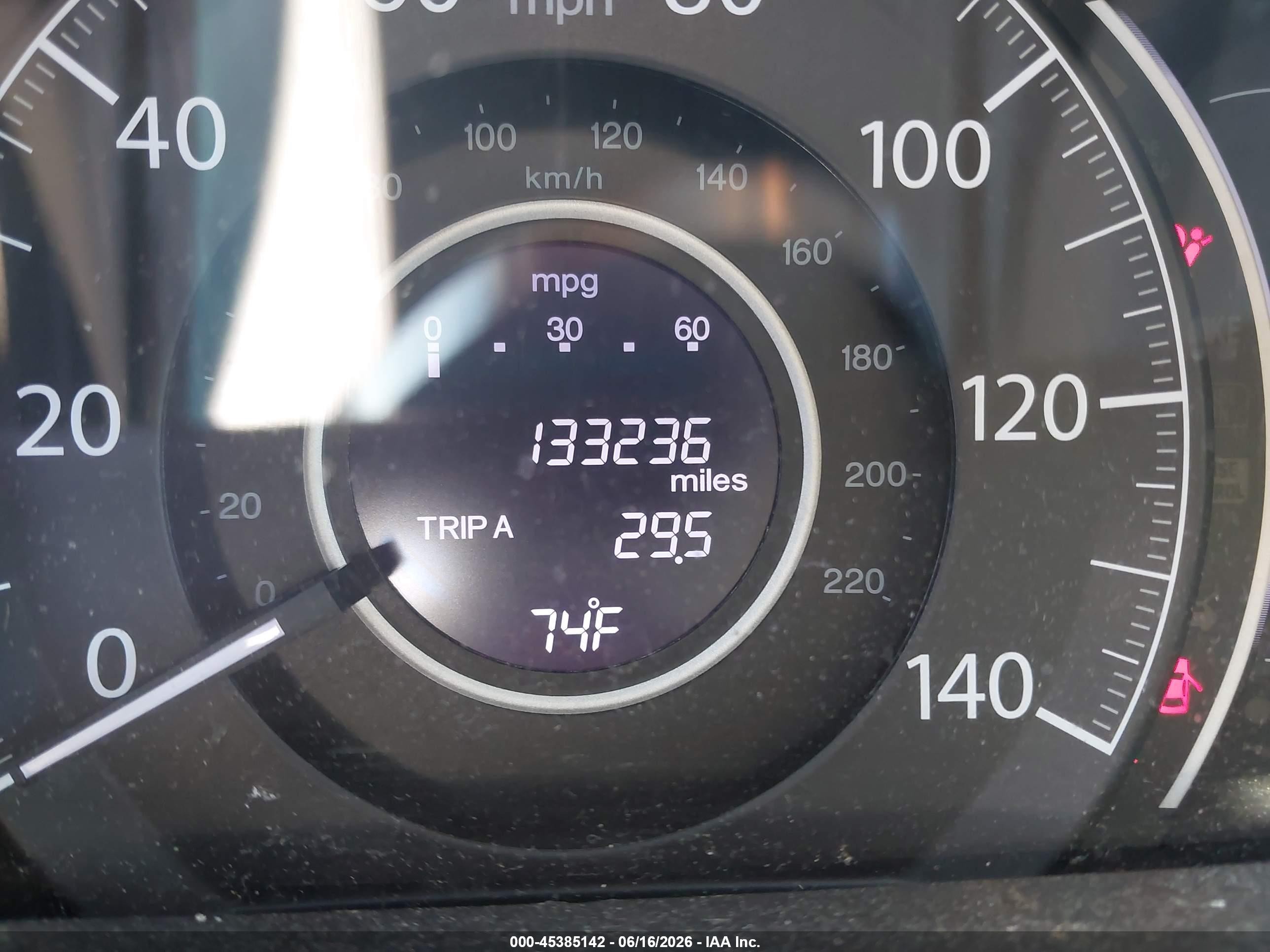 2013 Honda Cr-v Lx Blue vin: 2HKRM3H38DH519995