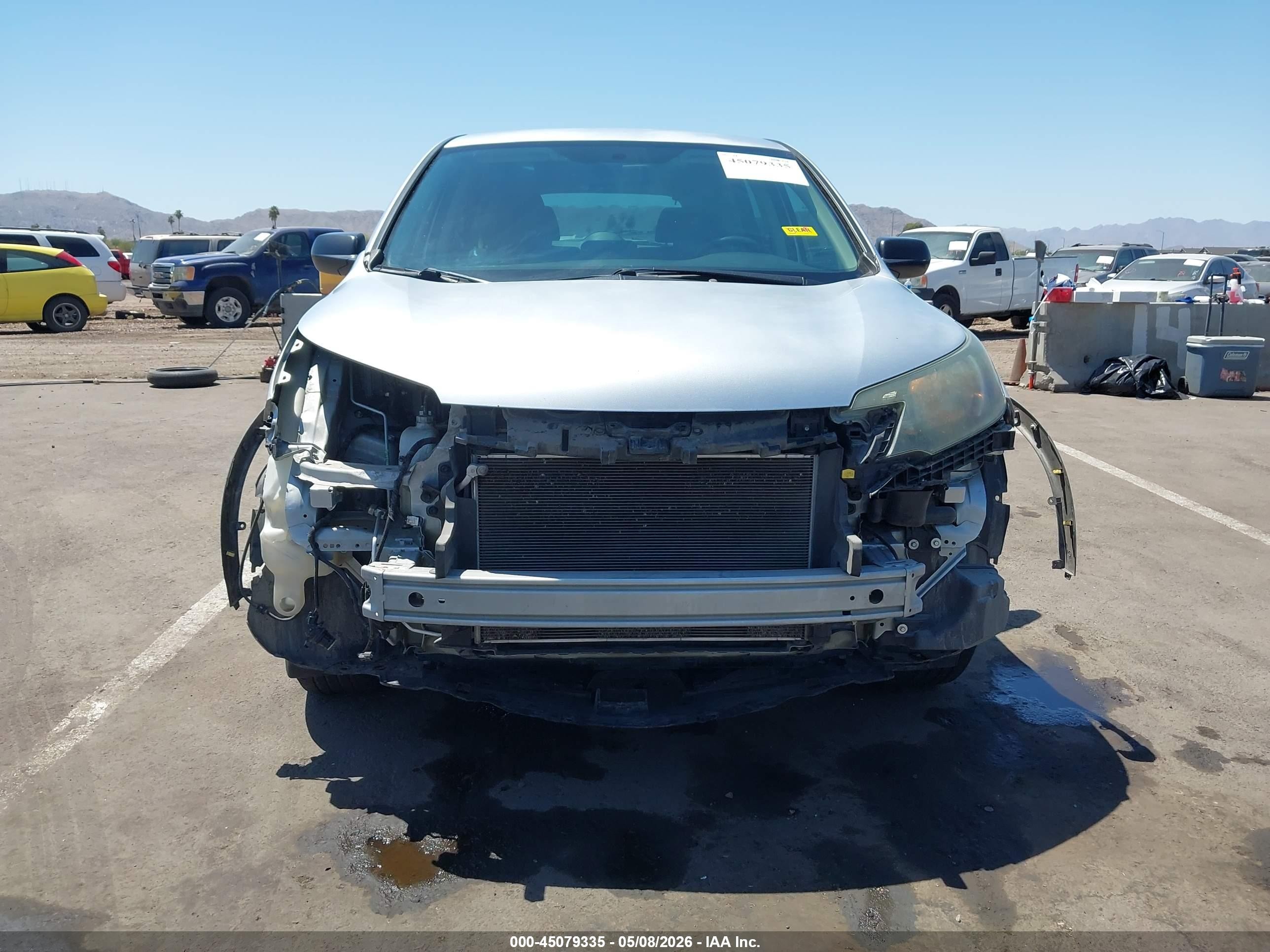 2013 Honda Cr-v Lx Silver vin: 2HKRM3H38DH520595