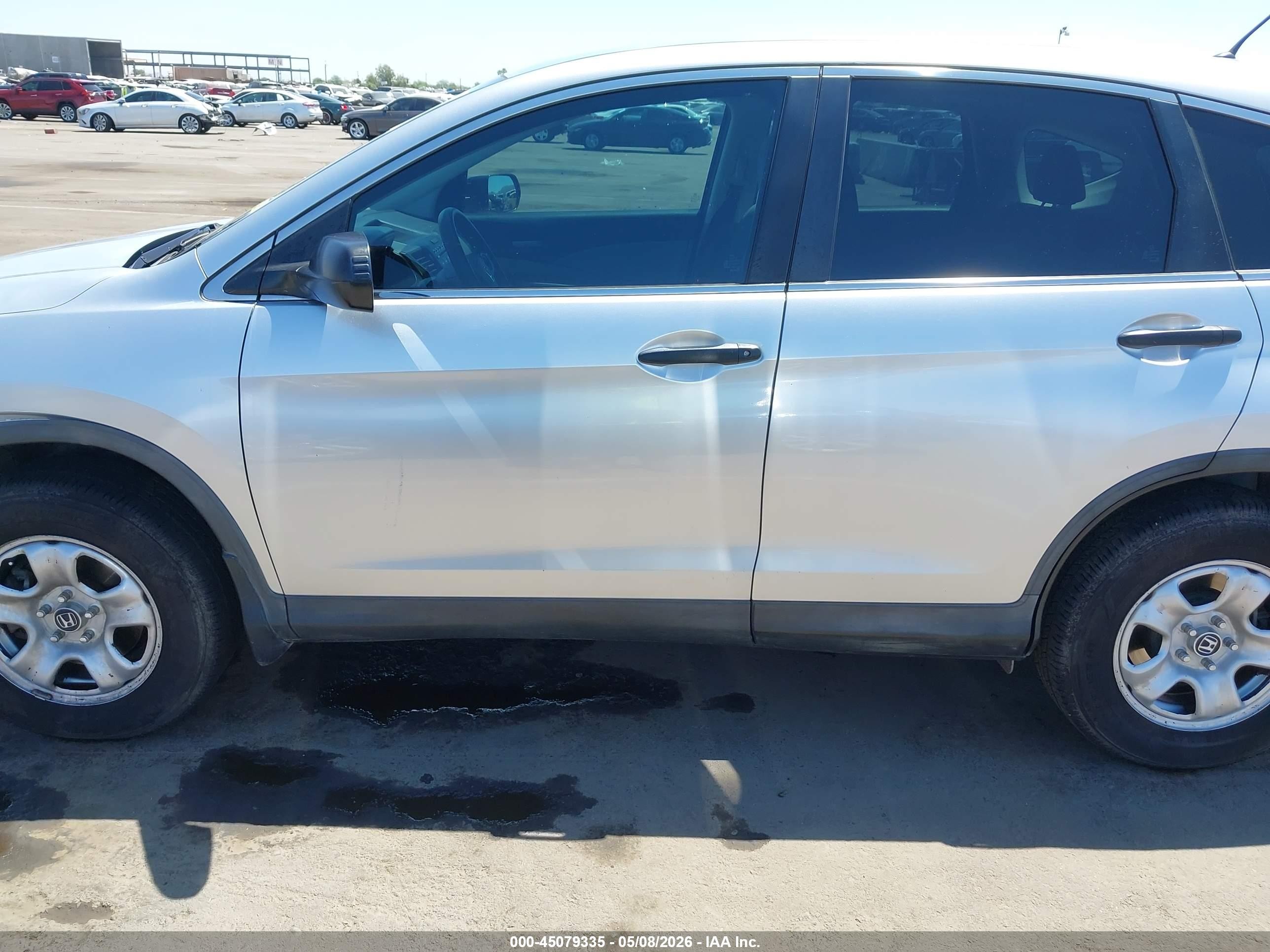2013 Honda Cr-v Lx Silver vin: 2HKRM3H38DH520595