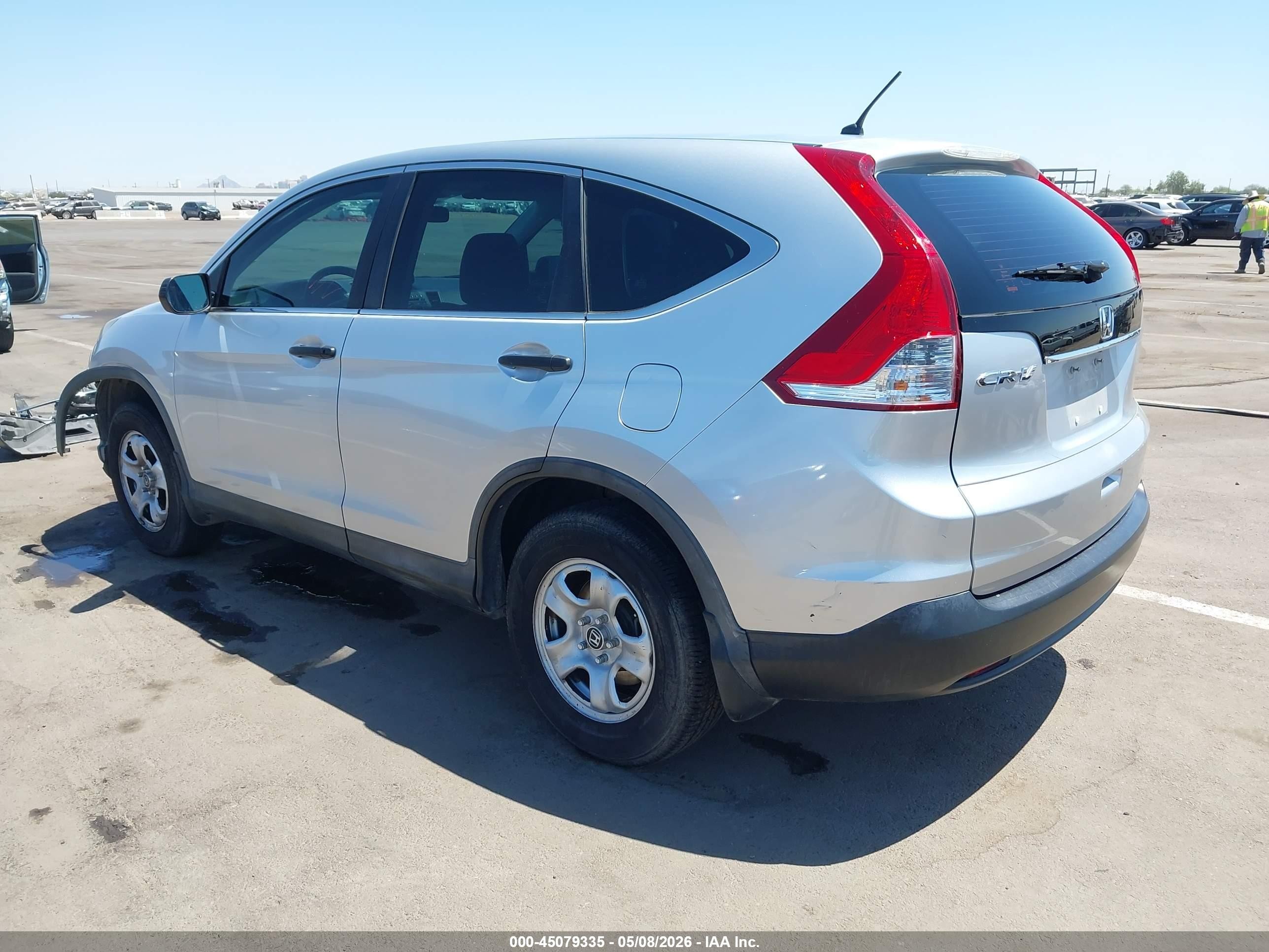 2013 Honda Cr-v Lx Silver vin: 2HKRM3H38DH520595
