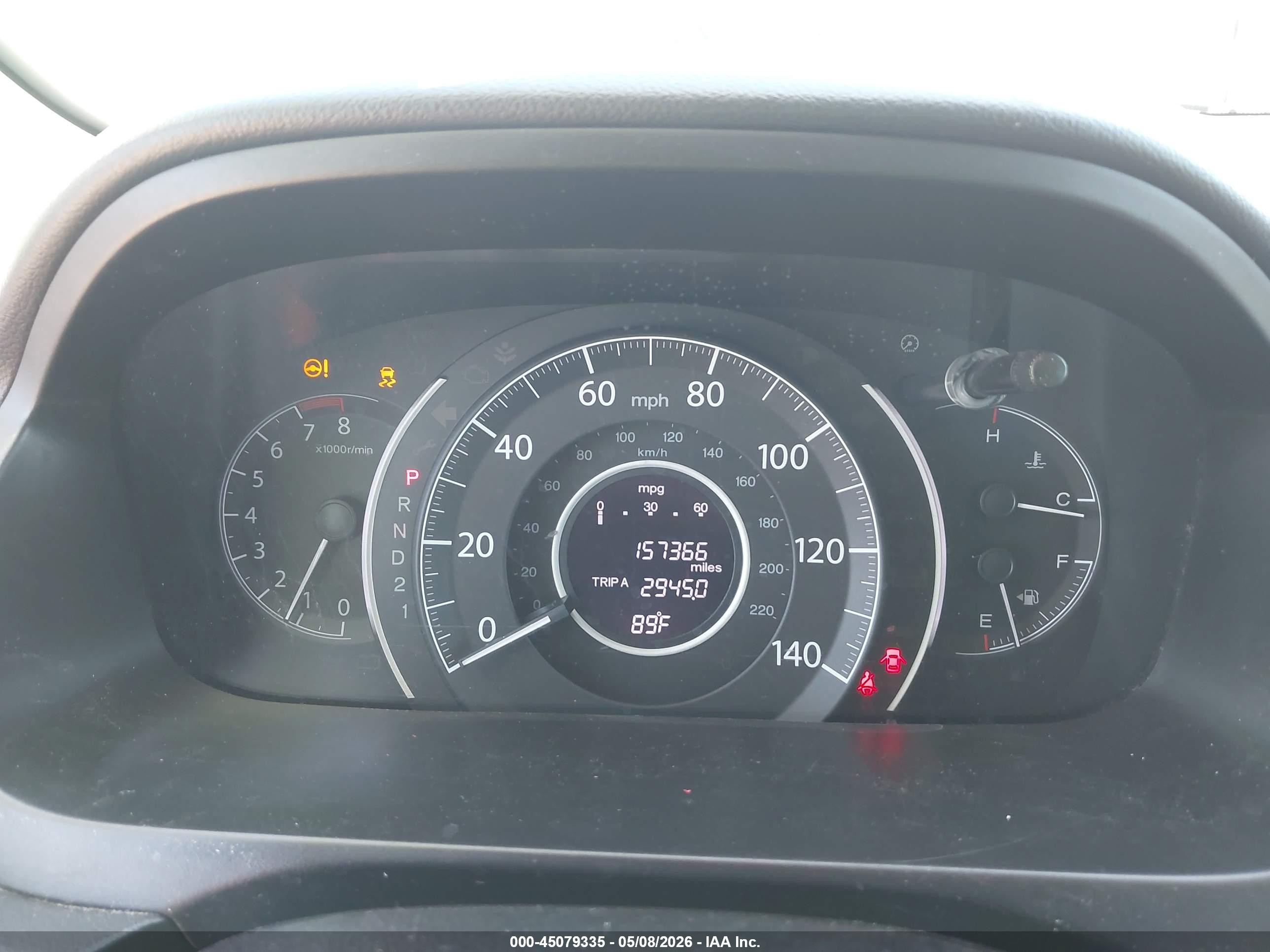 2013 Honda Cr-v Lx Silver vin: 2HKRM3H38DH520595