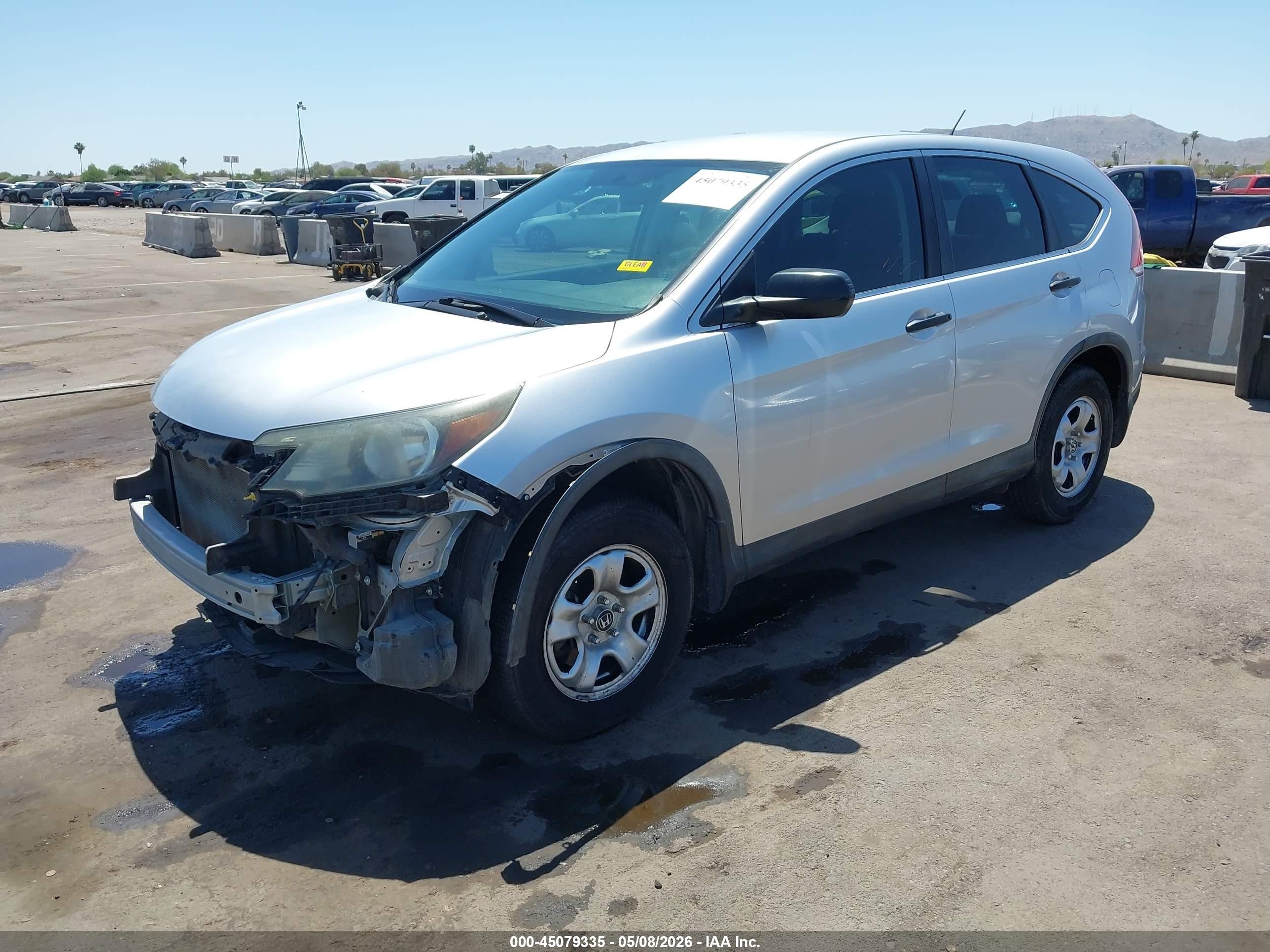 2013 Honda Cr-v Lx Silver vin: 2HKRM3H38DH520595