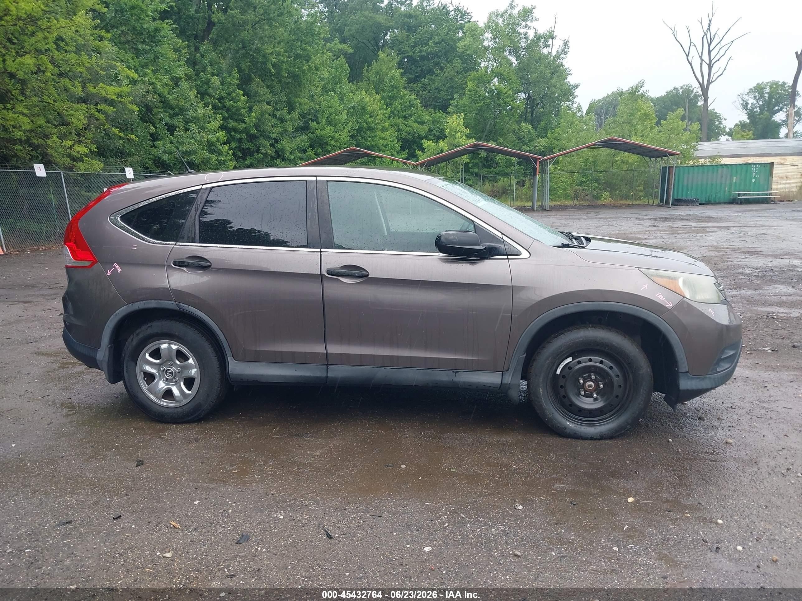 2014 Honda Cr-v Lx Brown vin: 2HKRM3H38EH513308