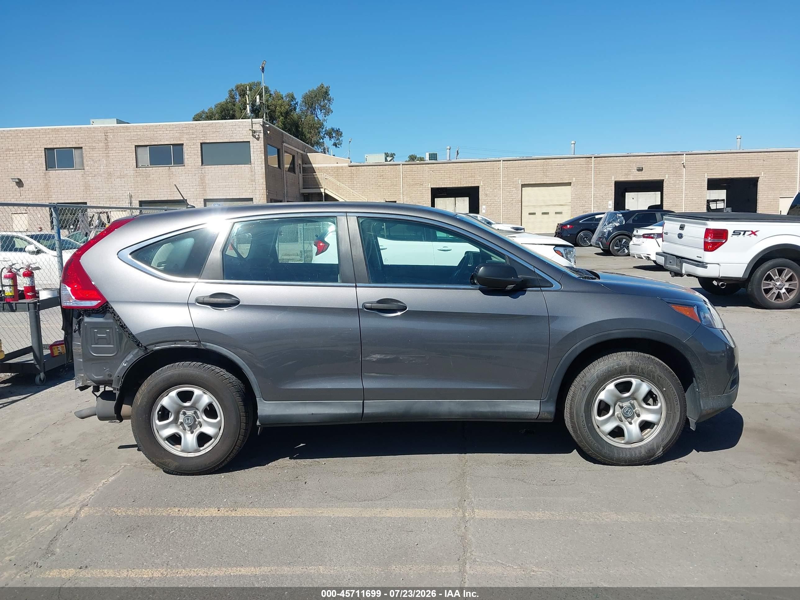 2014 Honda Cr-v Lx Серый vin: 2HKRM3H38EH516032