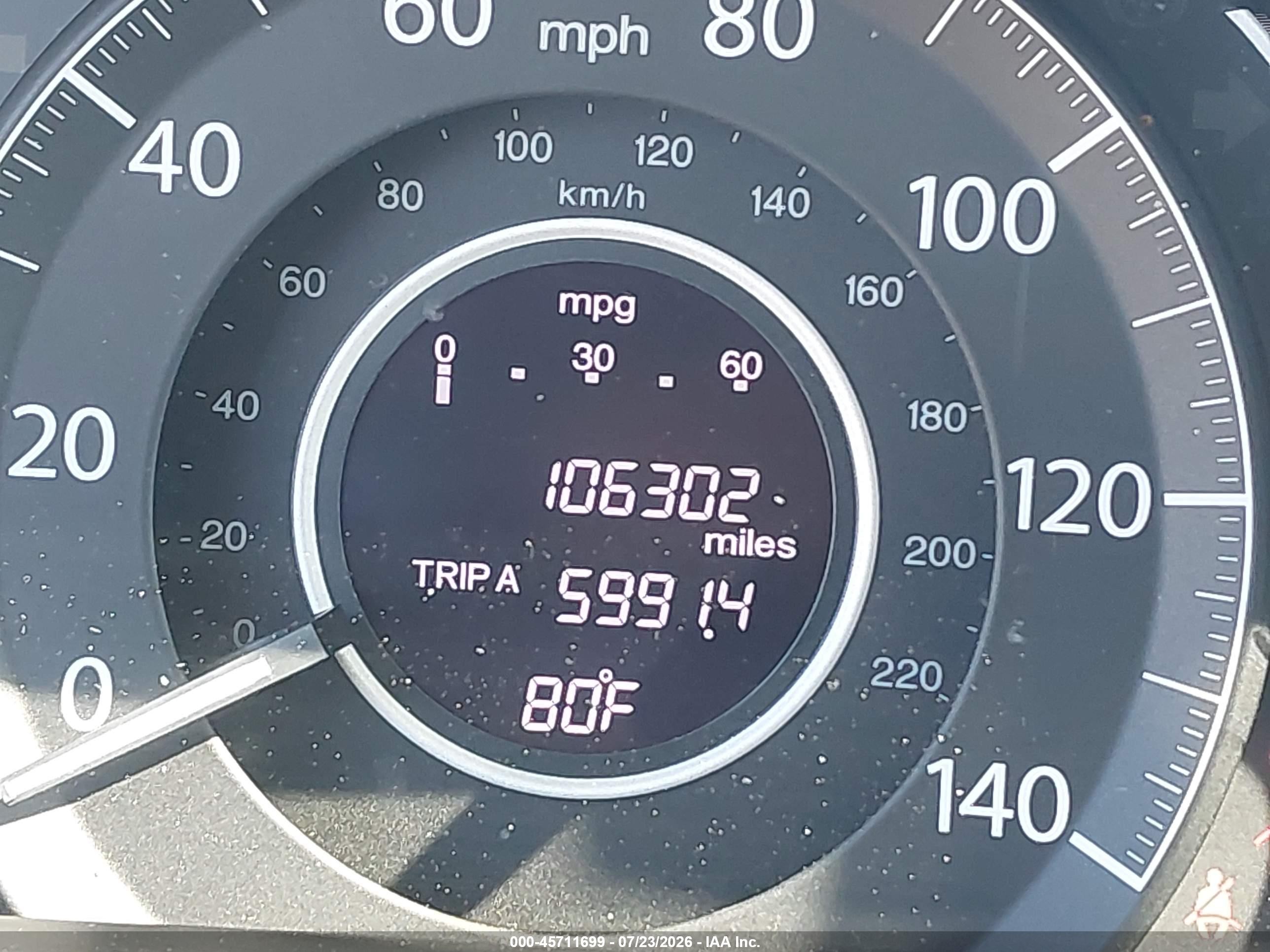 2014 Honda Cr-v Lx Серый vin: 2HKRM3H38EH516032