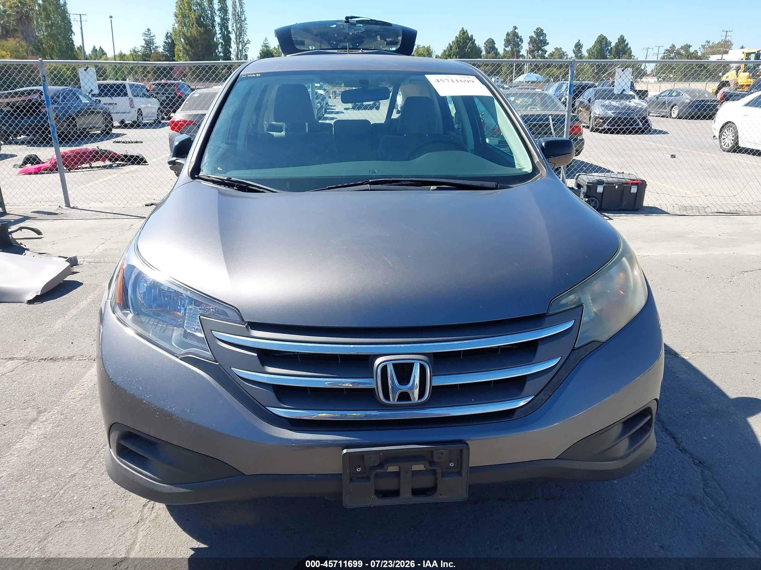 2014 Honda Cr-v Lx Серый vin: 2HKRM3H38EH516032