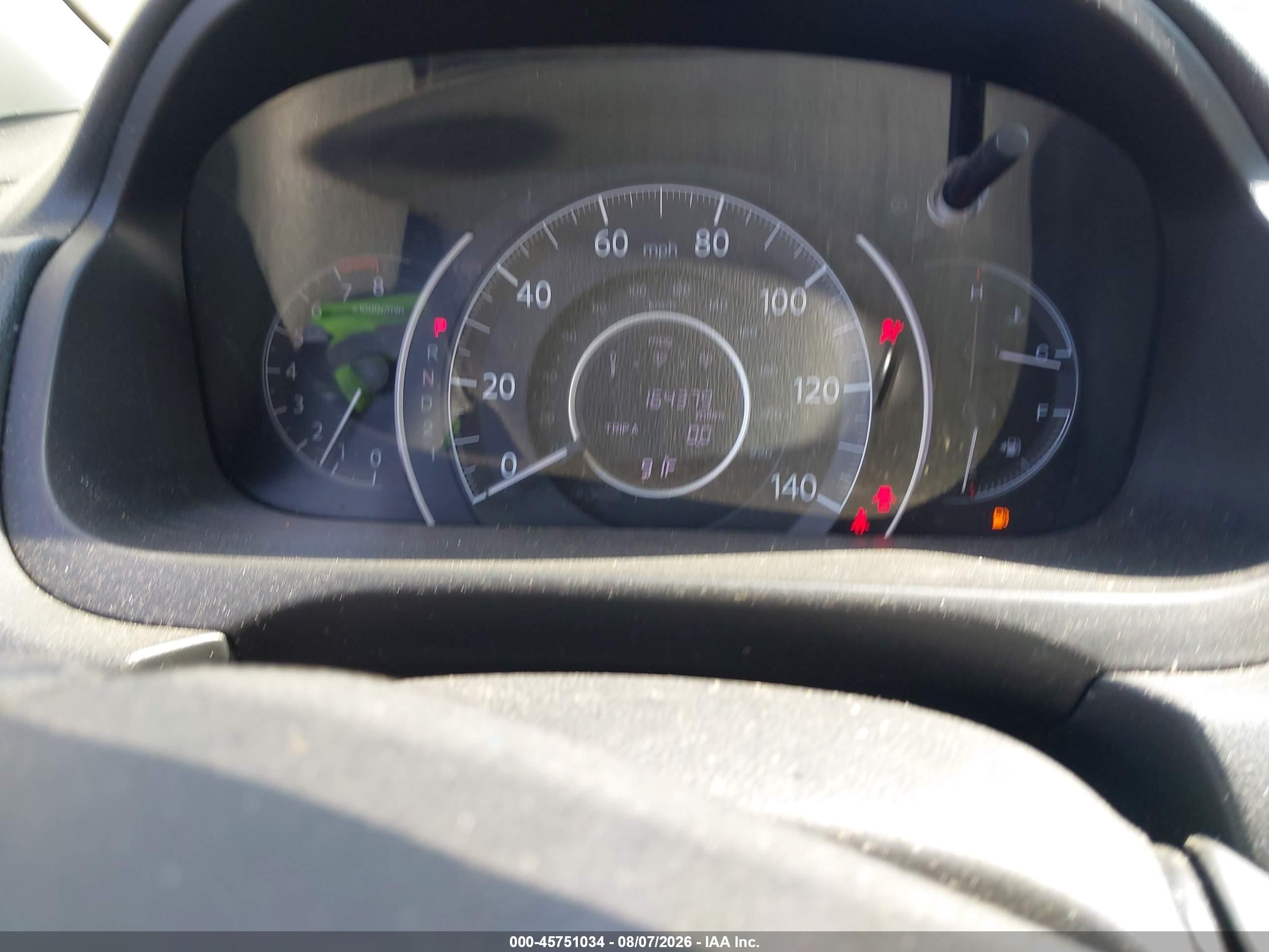 2014 Honda Cr-v Lx Gray vin: 2HKRM3H38EH522087
