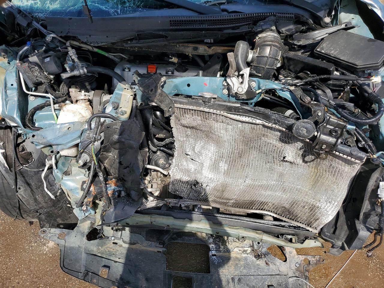 2014 Honda Cr-v Lx Green vin: 2HKRM3H38EH536636