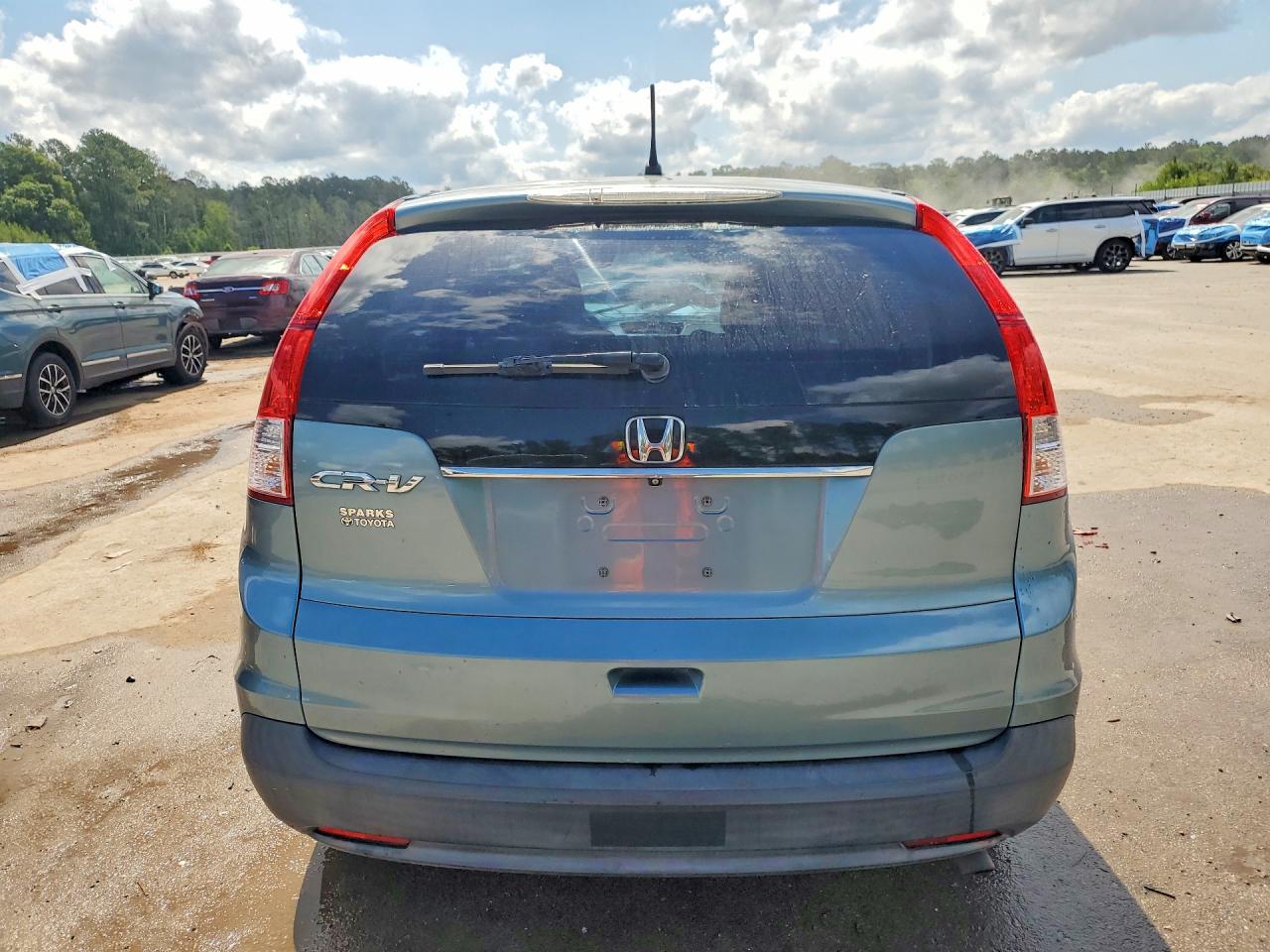2014 Honda Cr-v Lx Green vin: 2HKRM3H38EH536636