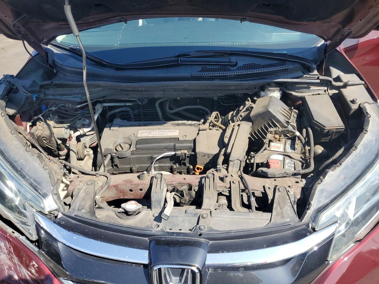 2015 Honda Cr-v Lx Burgundy vin: 2HKRM3H38FH505243