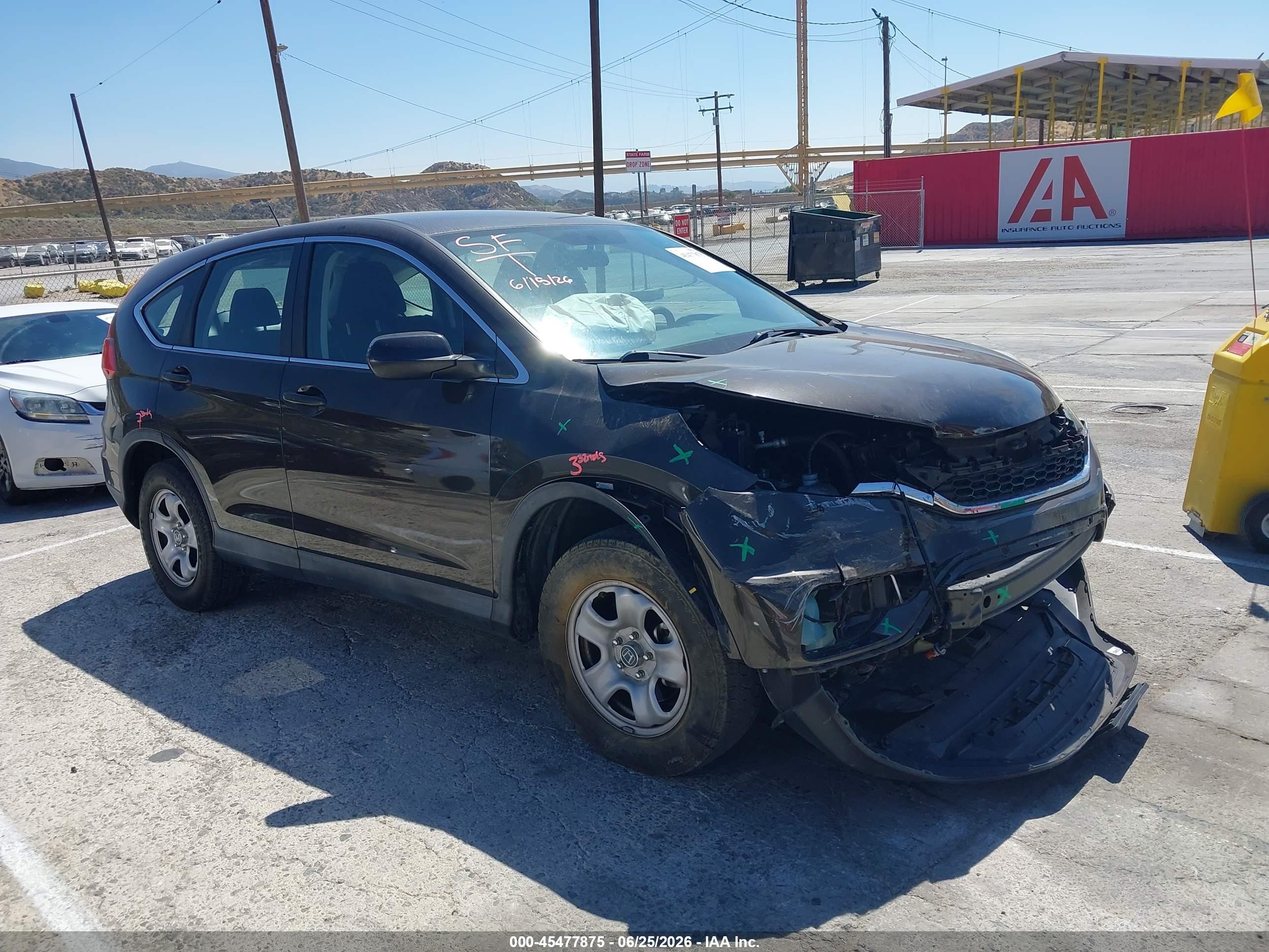 2015 Honda Cr-v Lx Brown vin: 2HKRM3H38FH533480