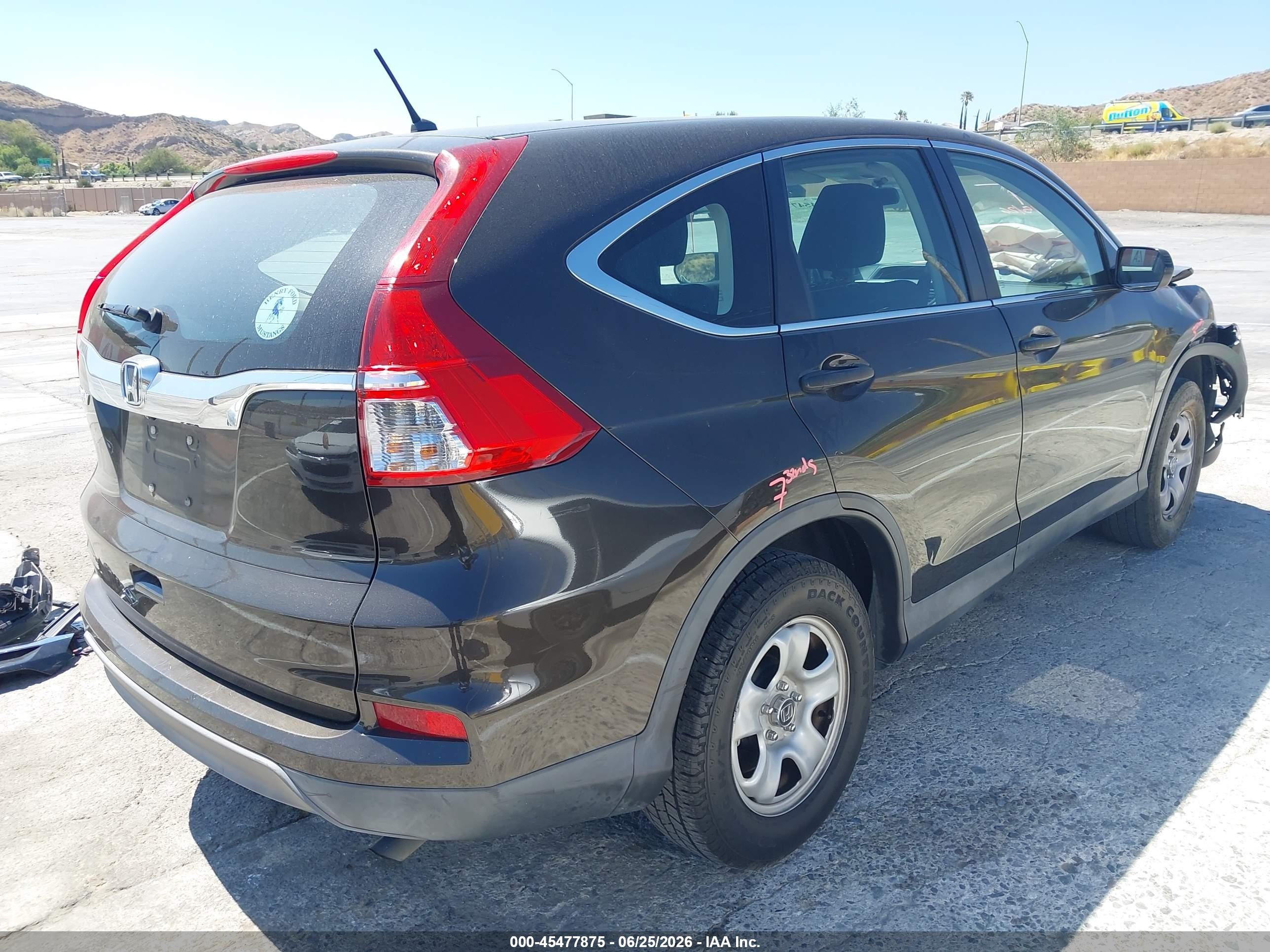 2015 Honda Cr-v Lx Brown vin: 2HKRM3H38FH533480