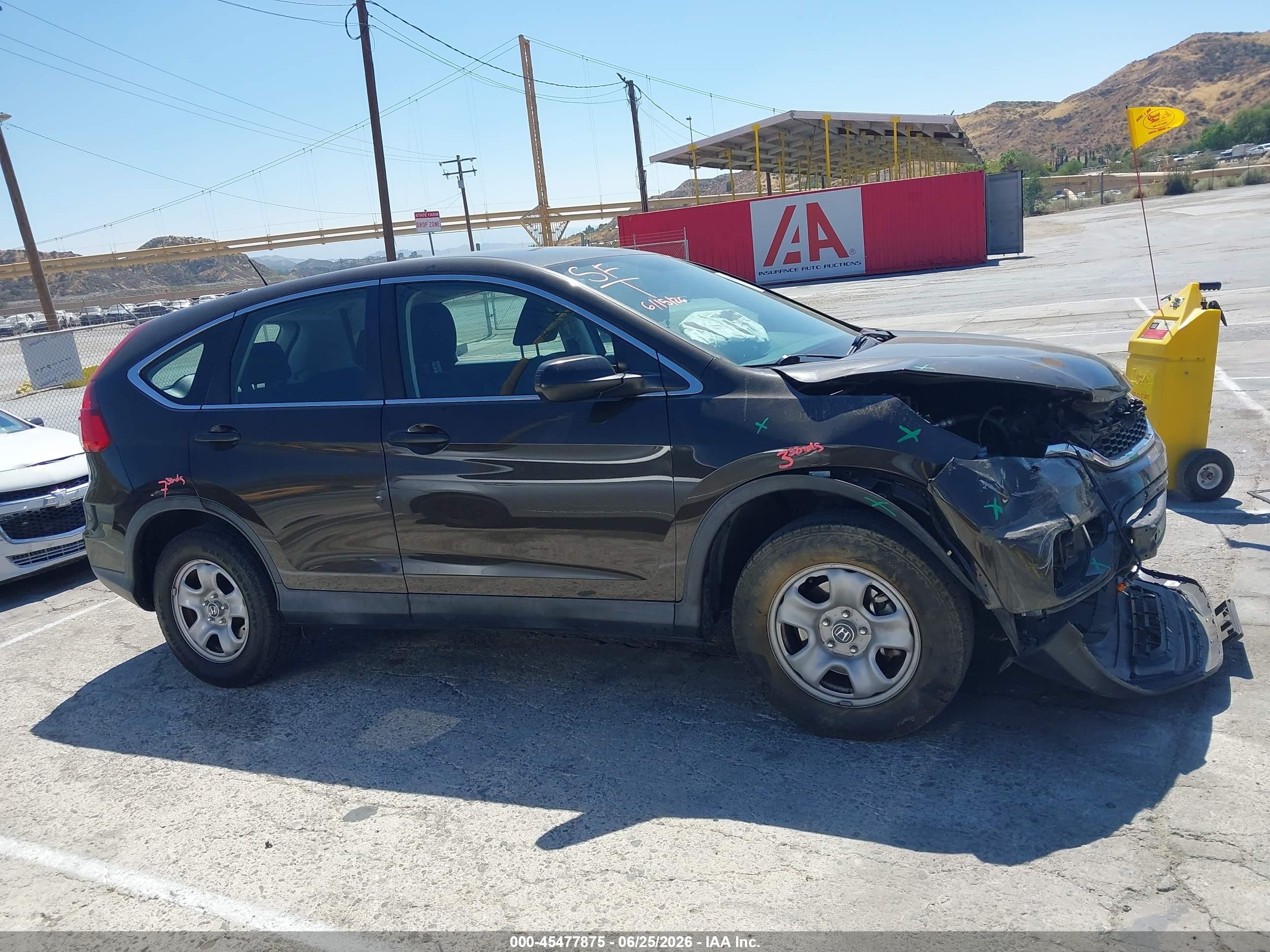 2015 Honda Cr-v Lx Brown vin: 2HKRM3H38FH533480