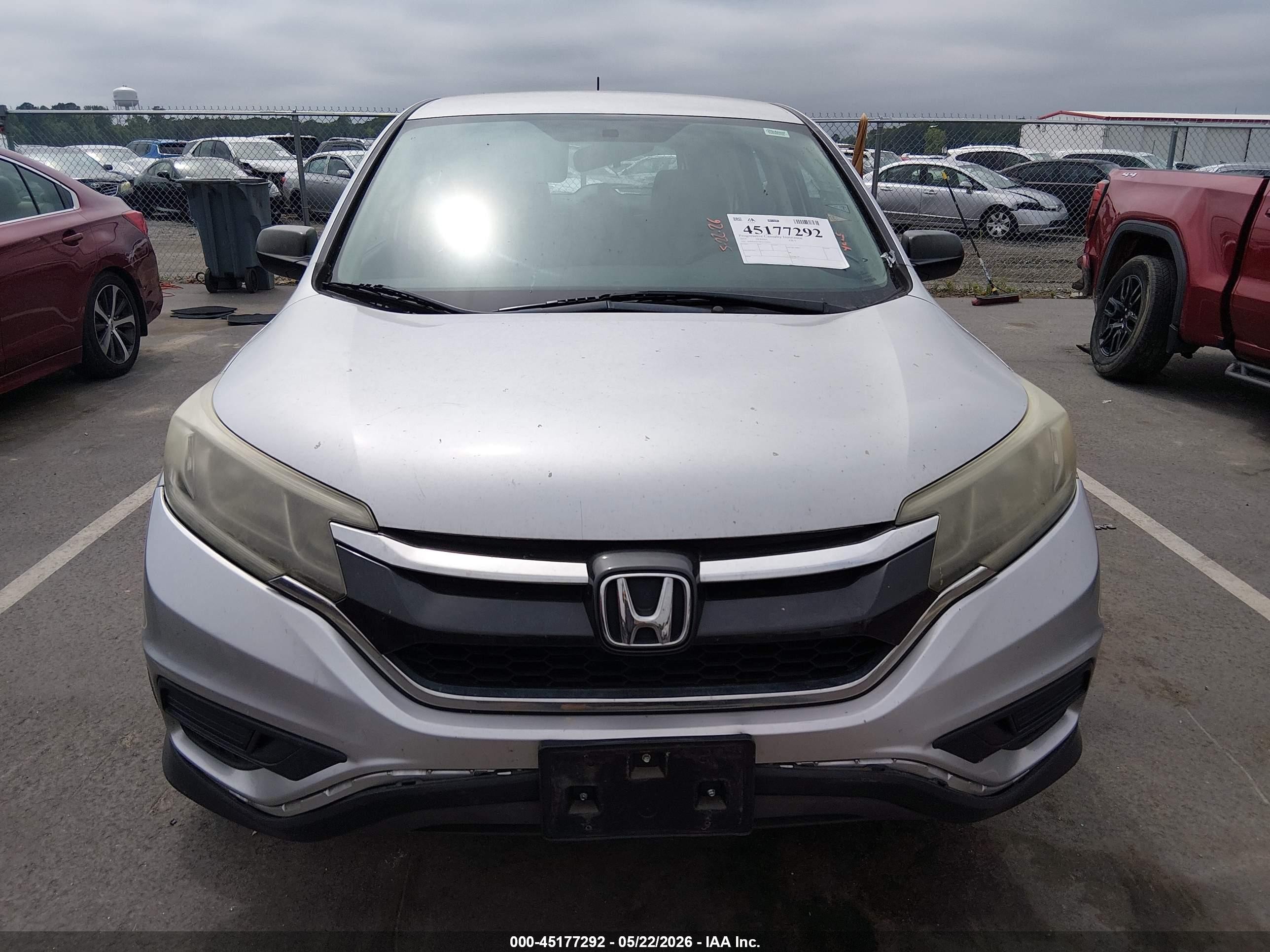 2015 Honda Cr-v Lx Silver vin: 2HKRM3H38FH550621