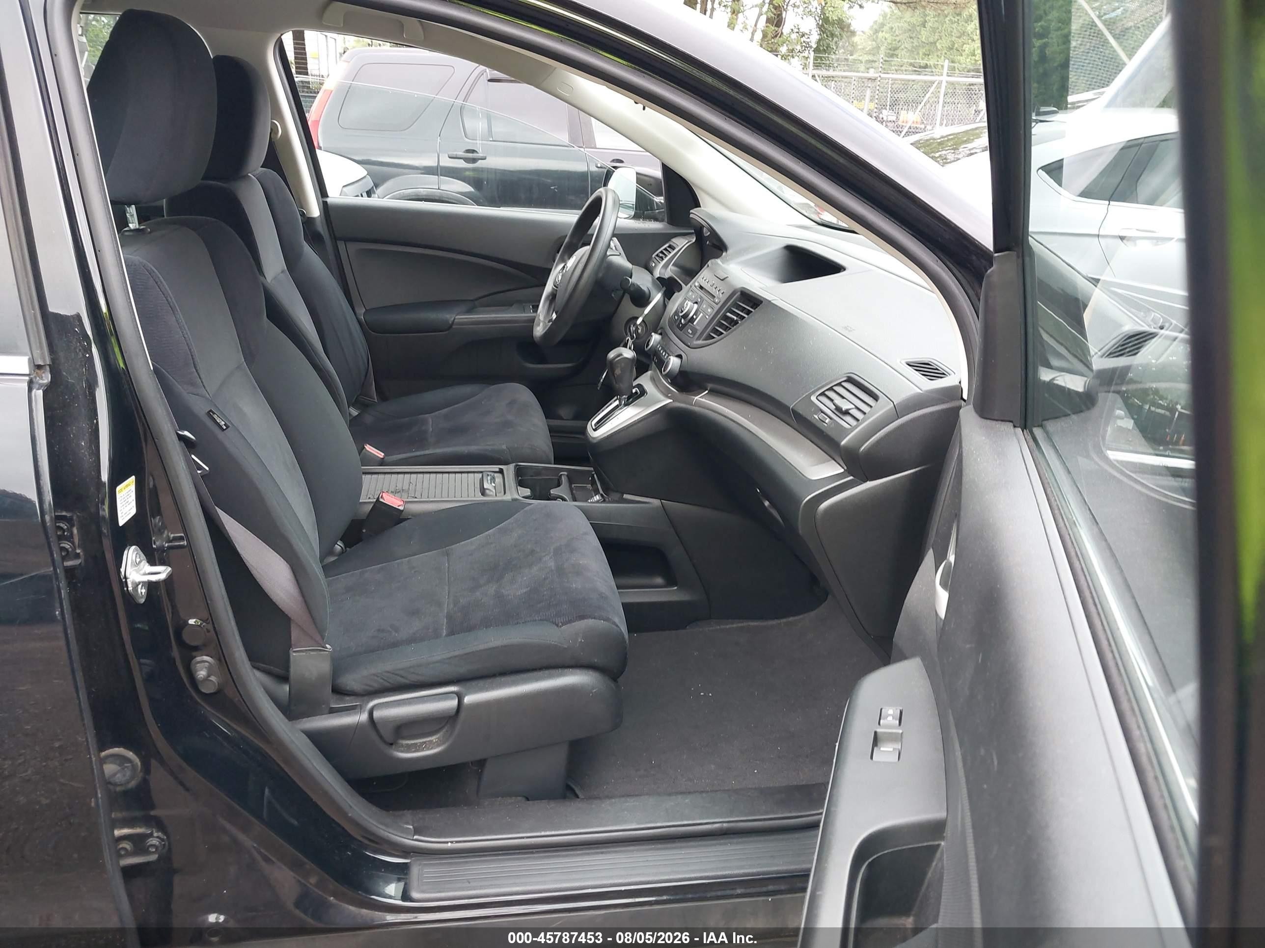 2012 Honda Cr-v Lx Black vin: 2HKRM3H39CH505442